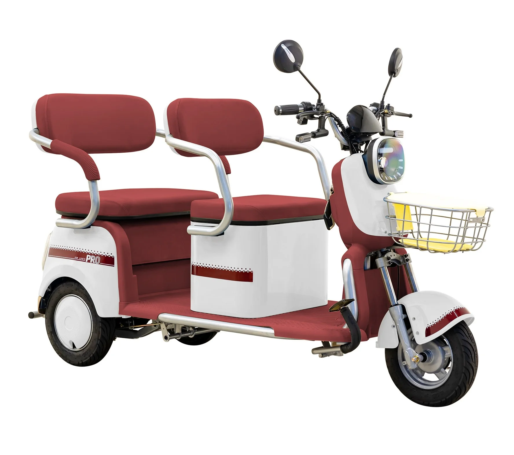 Massimo MGC E-Trike 3-Wheel Electric Cart – 17 MPH, 2-Seater Adult Scooter – Blue - Image 39
