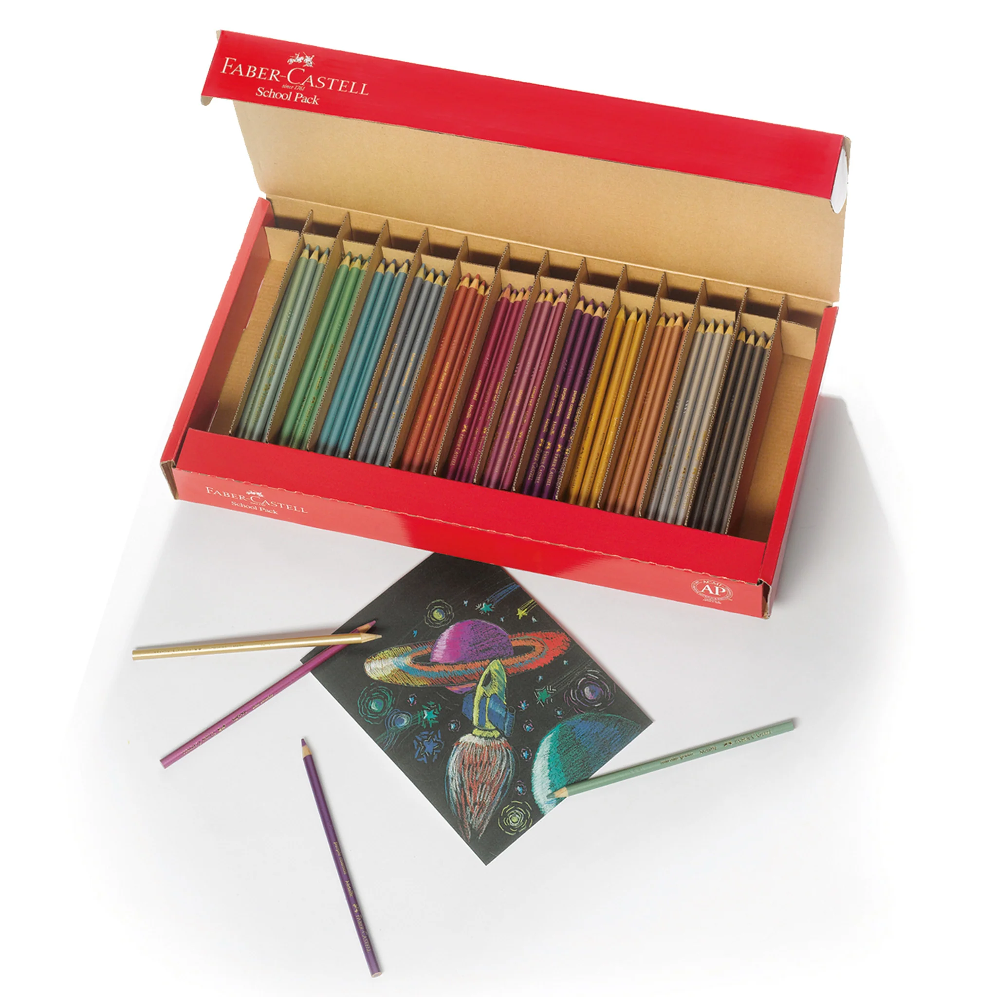 Metallic Colored EcoPencil School Pack