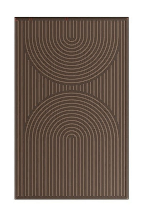 MD Entree - Deurmat - Ribmat - Archy - Taupe - 50 x 80 cm - 100% PET