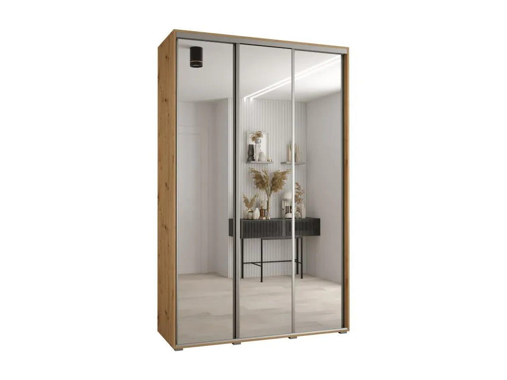 ARMARIO Homepleno 2 DE PUERTAS CORREDERAS 235.2/180/45 3 puertas (Artisan/Artisan/Plata) oxpj01422