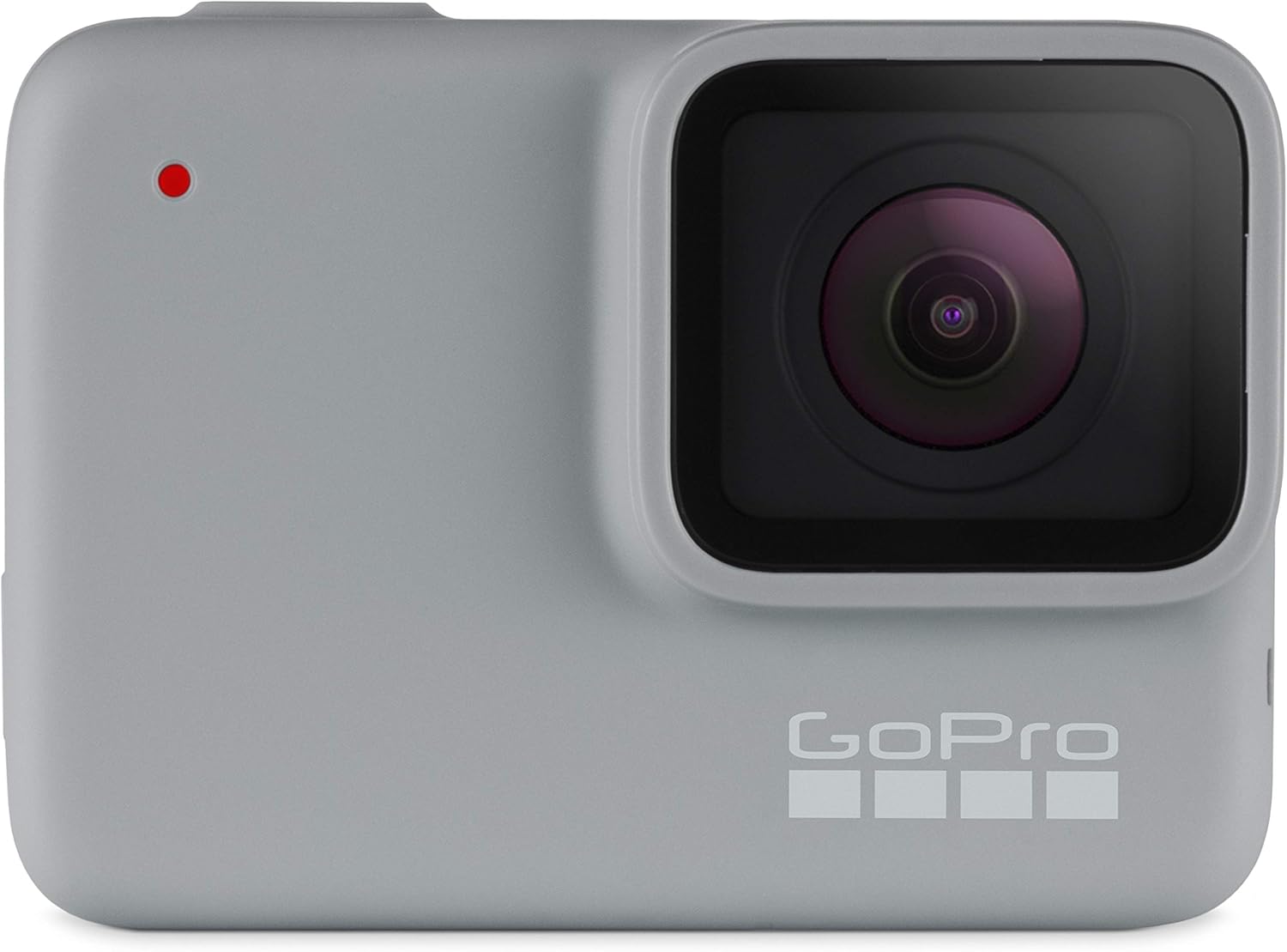 WAYFAIR GoPro HERO7 White + 64 GB SD Card - E-Commerce Packaging - Waterproof Digital Action Camera With Touch Screen 4K HD Video 10MP Photos Live Streaming Stabilization