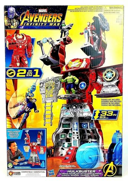 Hasbro Marvel Avengers Infinity War Hulkbuster HQ Playset with Tower, Launcher & Zipline