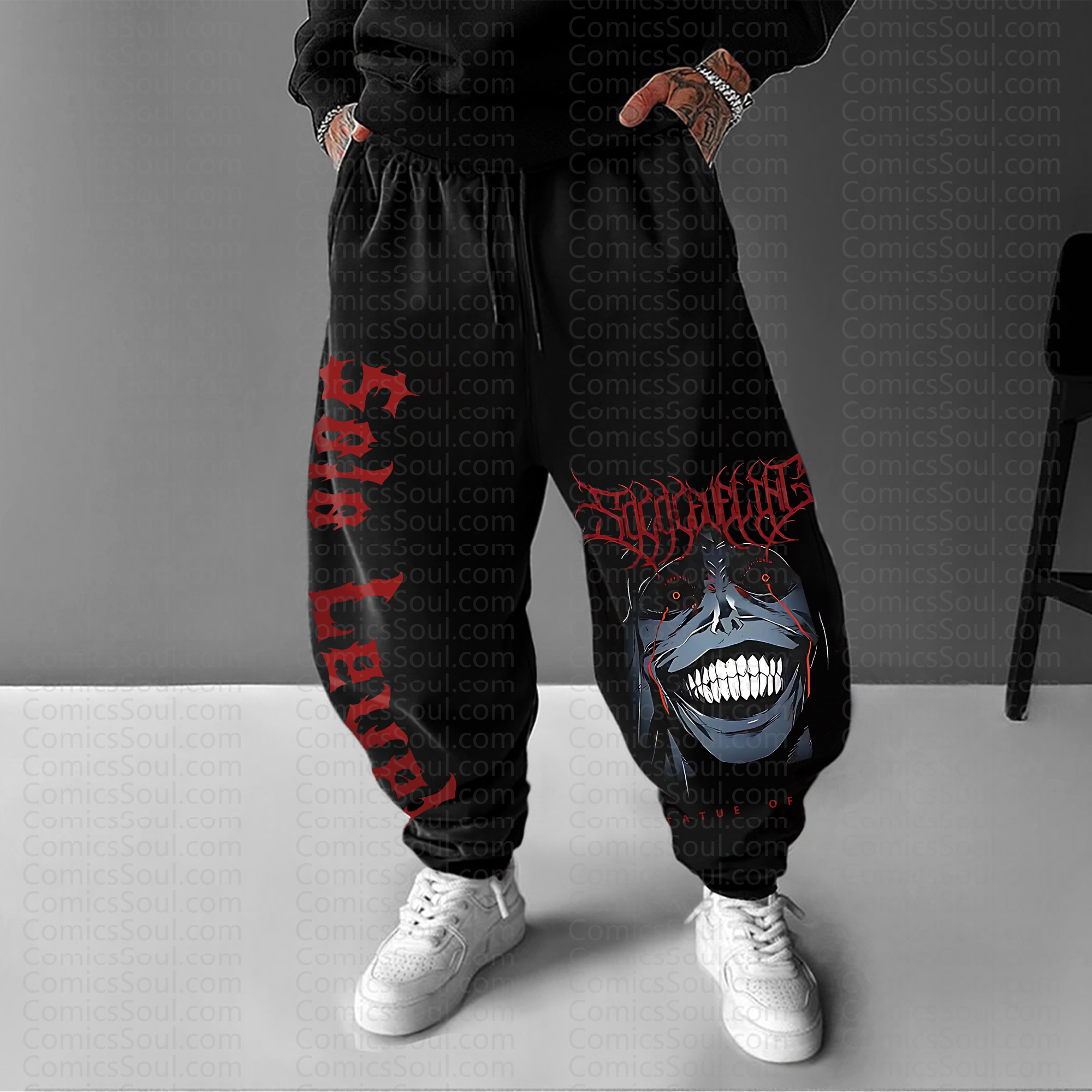 Unisex Anime Inspired Vintage Pants丨Comicssoul