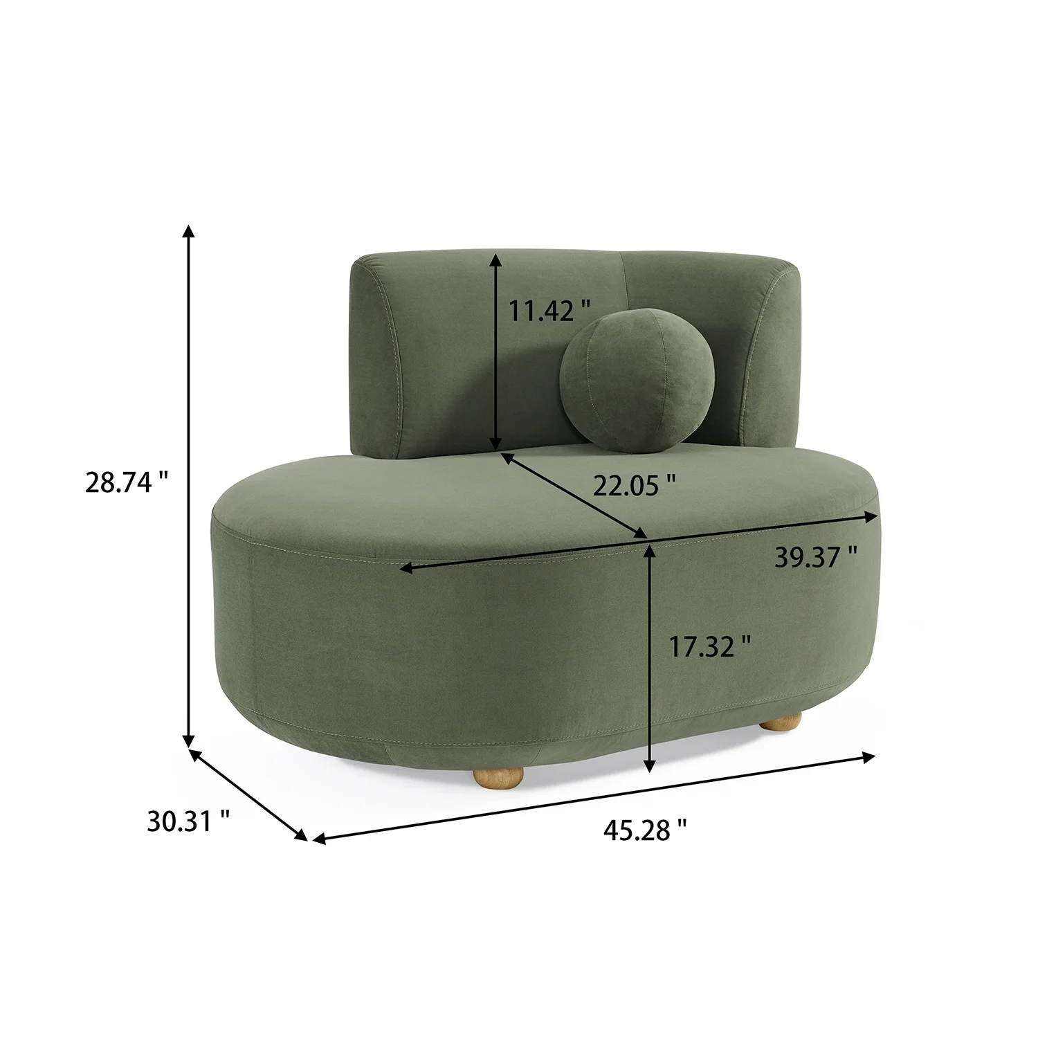Better Homes & Gardens Juliet Modern Boucle Chaise & Storage Ottoman, Pearl - Image 16