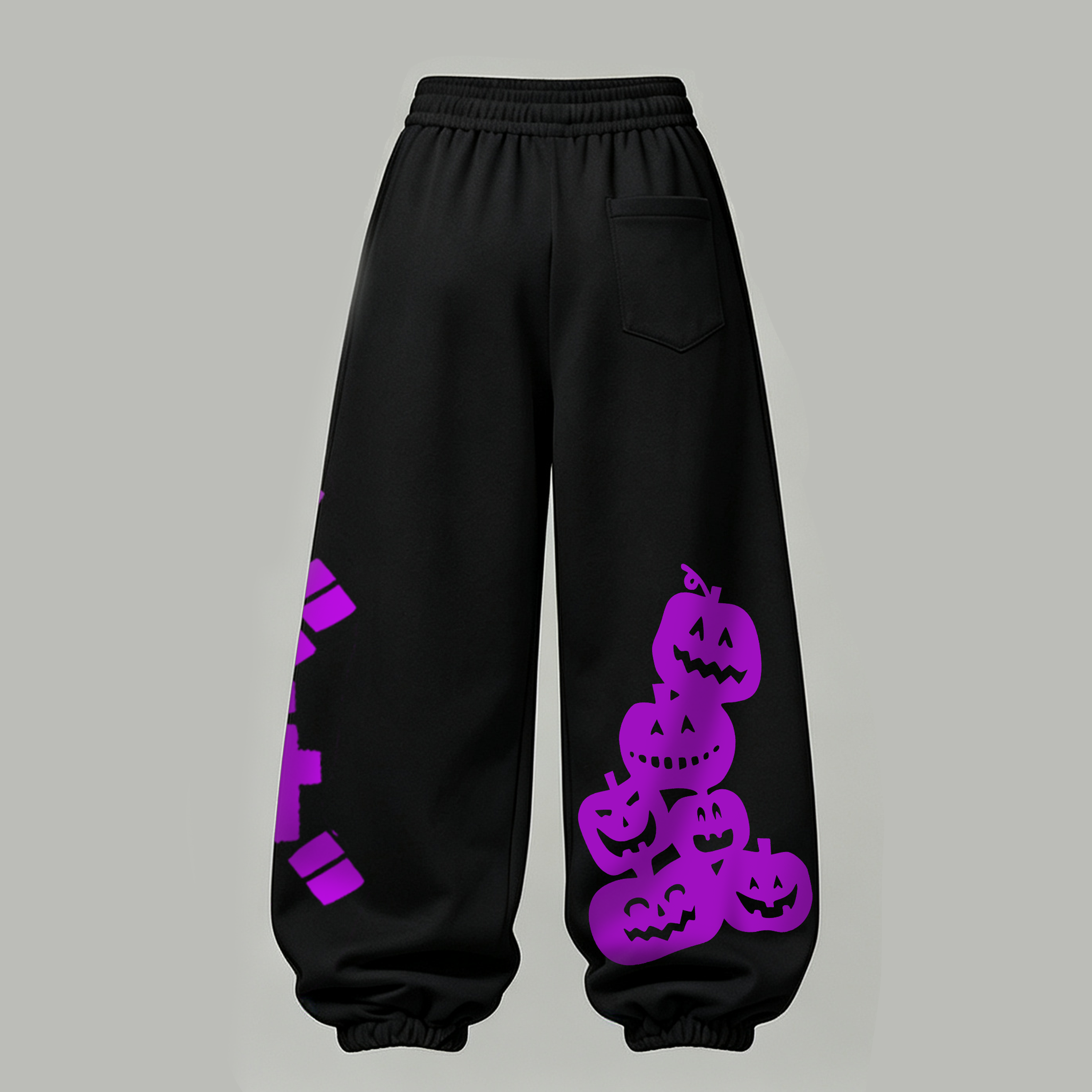 Pokémon Halloween Series Cropped Long Sleeve Hoodie & High Waist Jogger Pants Two Piece TeeThreads Sustain the Scene with Custom Apparel