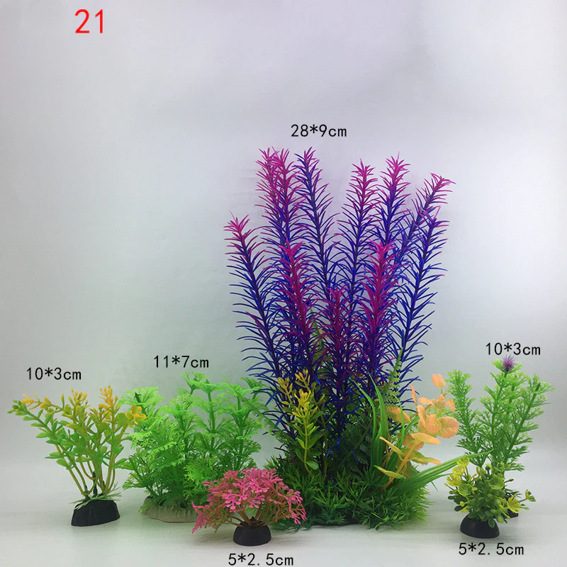 Fish Tank Decoration Simulation Water Plant Artificial Aquarium Landscaping Decor