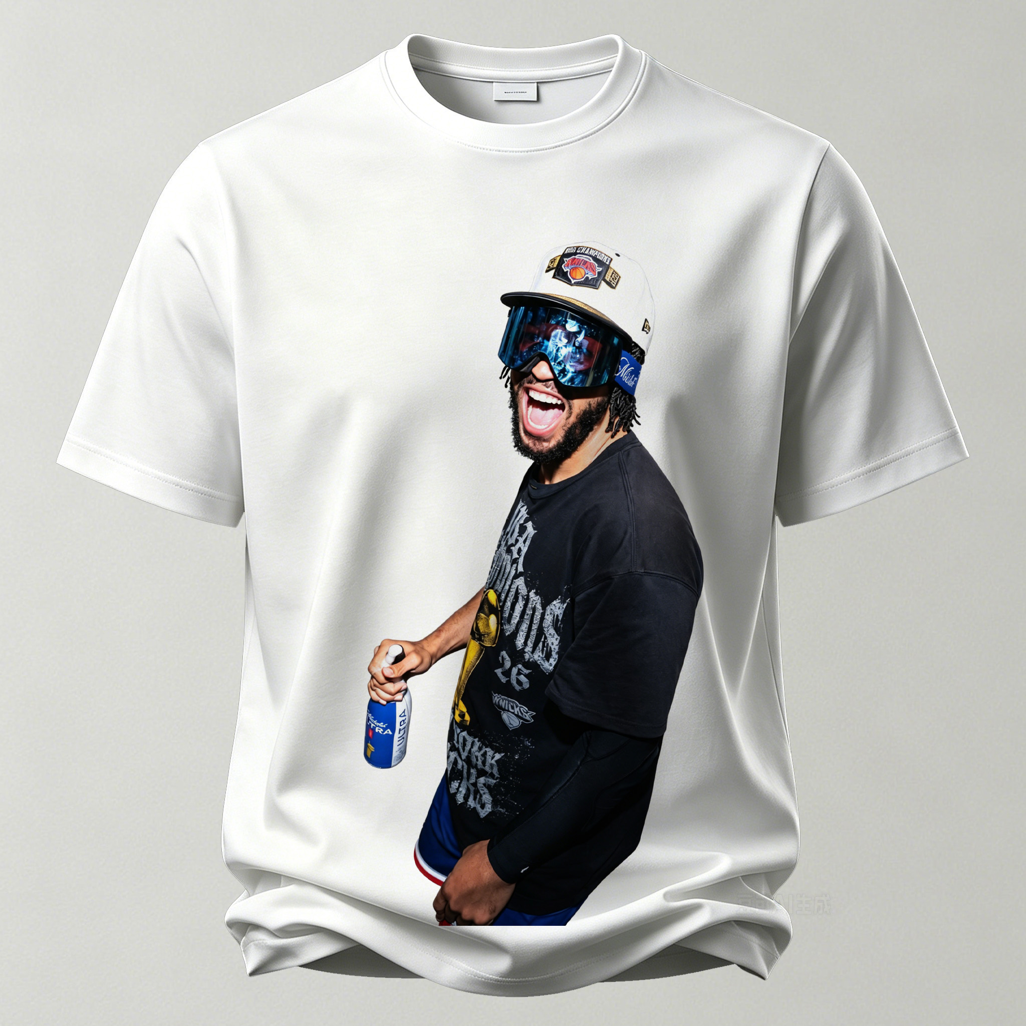 New York Knicks Jalen Brunson Printed Unisex Oversized T-shirt