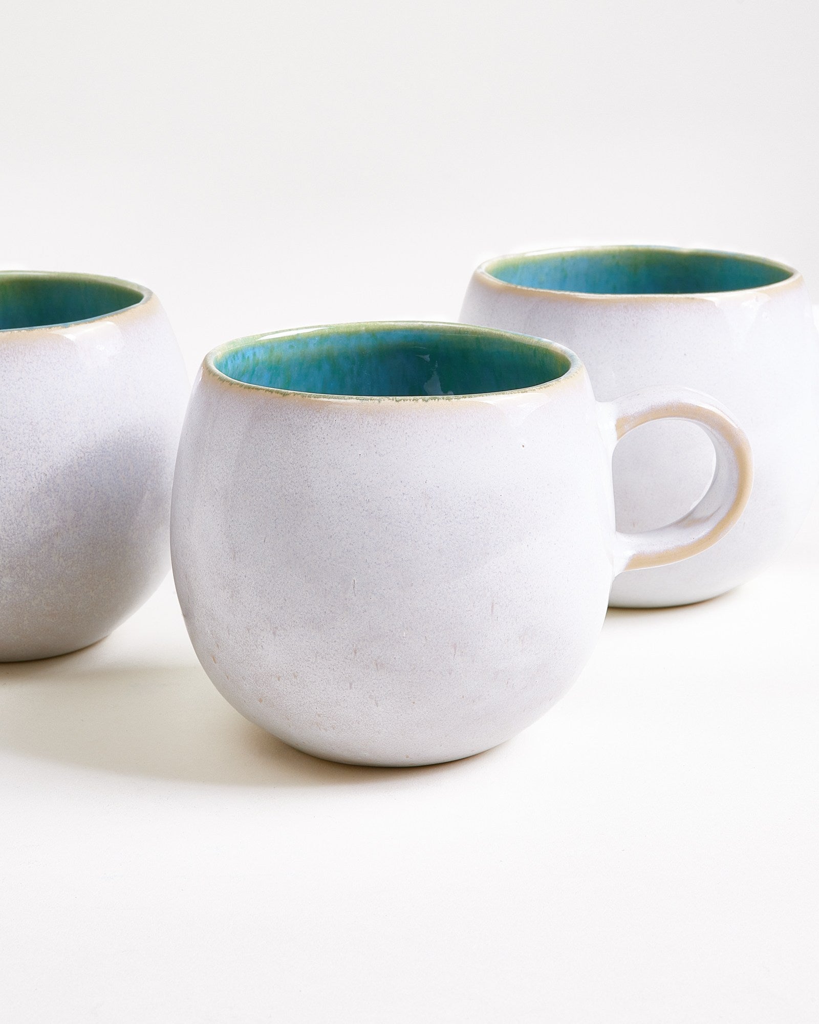 Areia Tasse groß aqua 4er-Set
