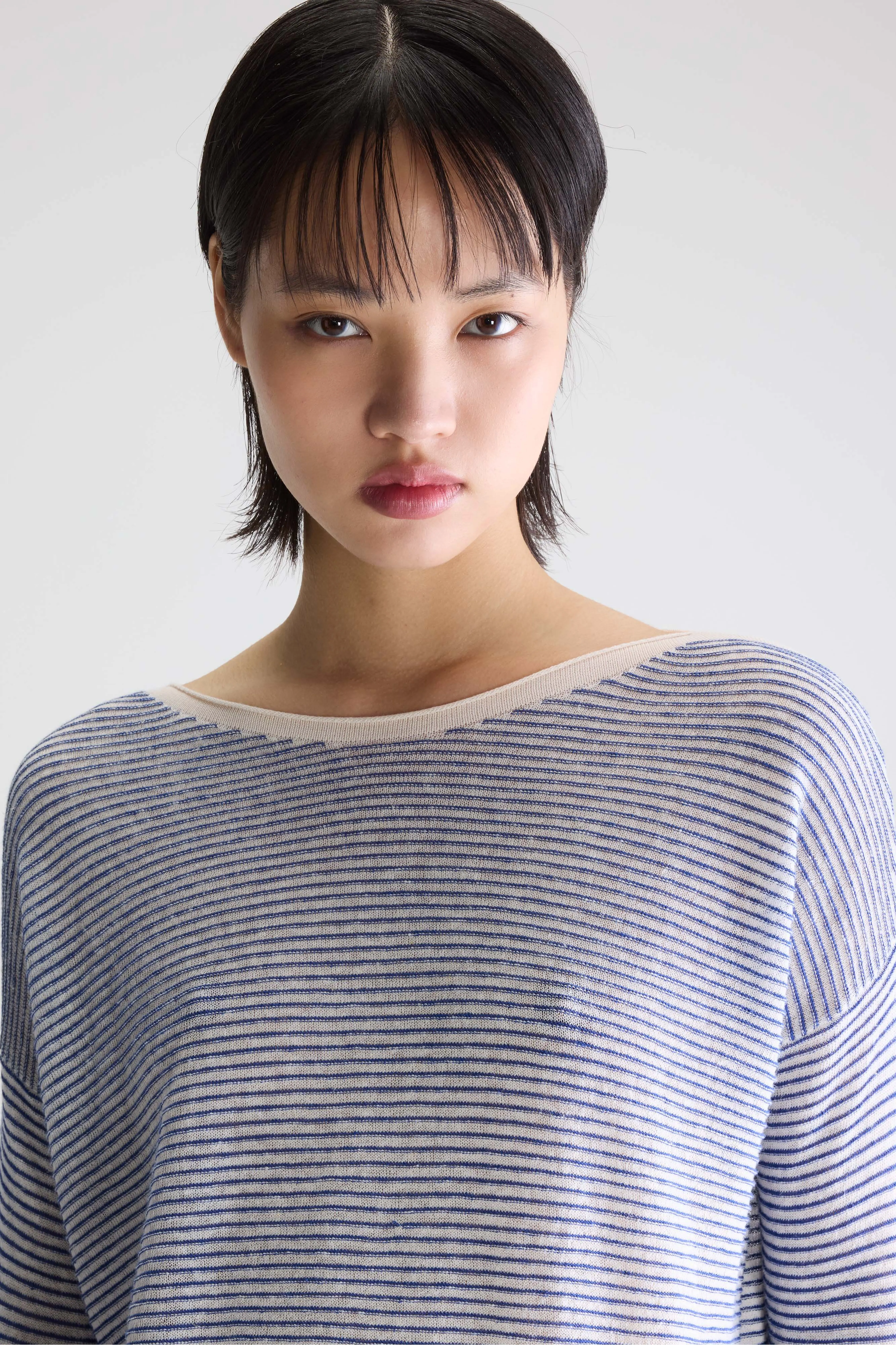 Bellerose Neep boat-neck sweater (261 / W / STRIPE A)