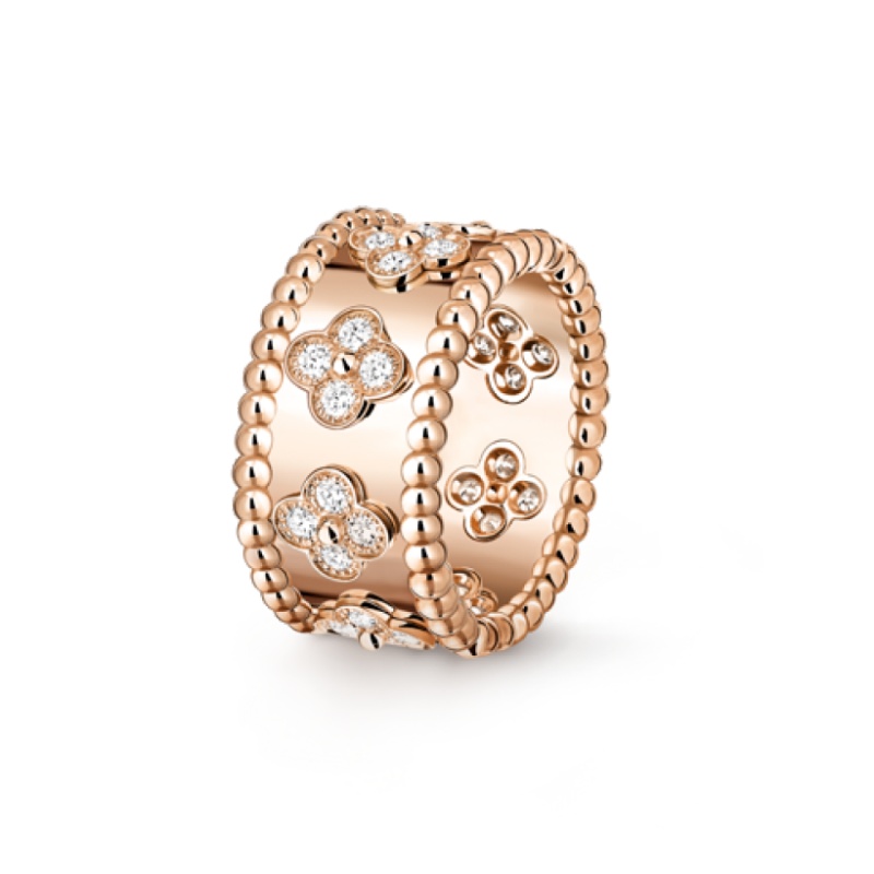 Replicate Perlée clovers ring, small model(1:1 replica) - Original Replica Club