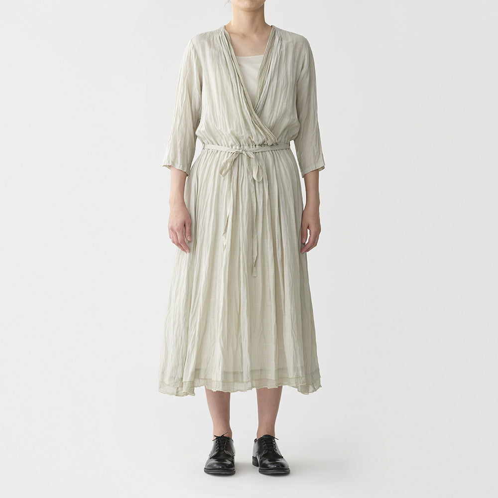 Pas de Calais - Robe ceinturée - Vert Pale
