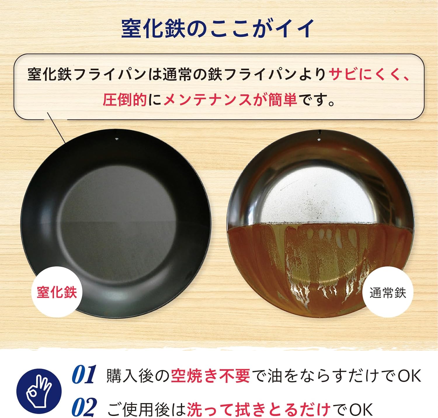 River Light Iron Frying Pan, Extreme Japan, 11.8 inches (30 cm), Induction Compatible, Made in Japan, Wok