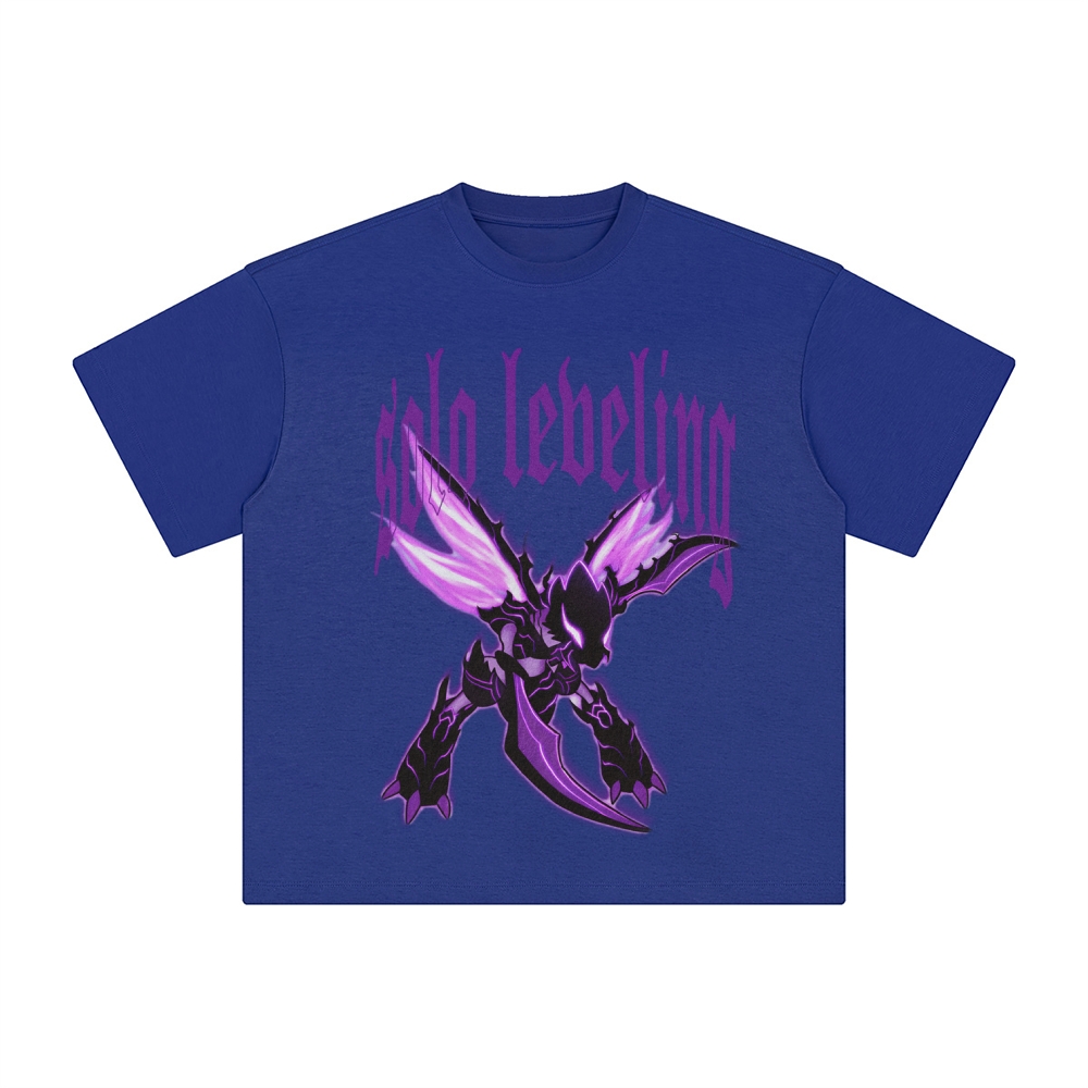 Unisex Anime Inspired Washed  Vintage T-Shirt
