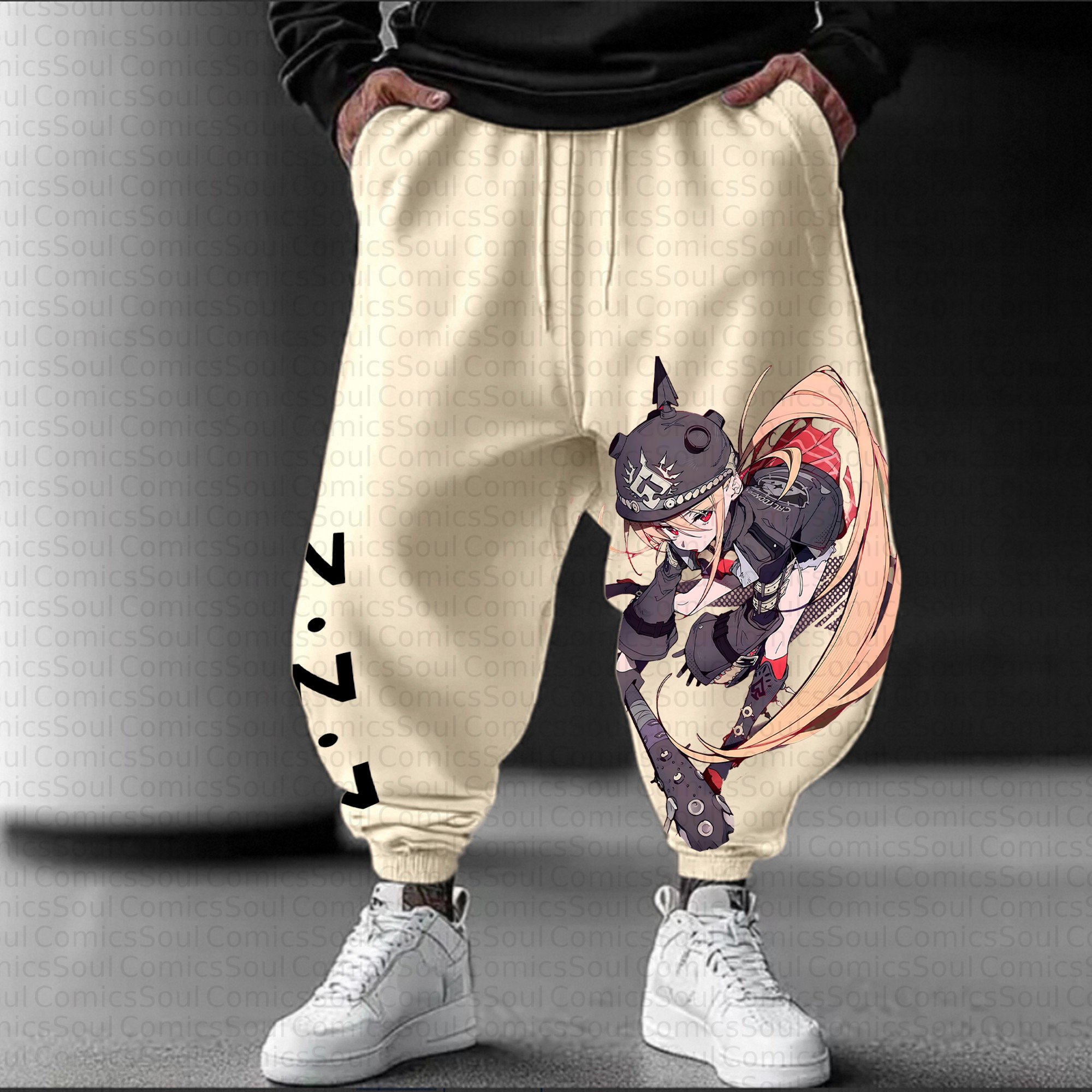 Unisex Casual Streetwear Plush Pants