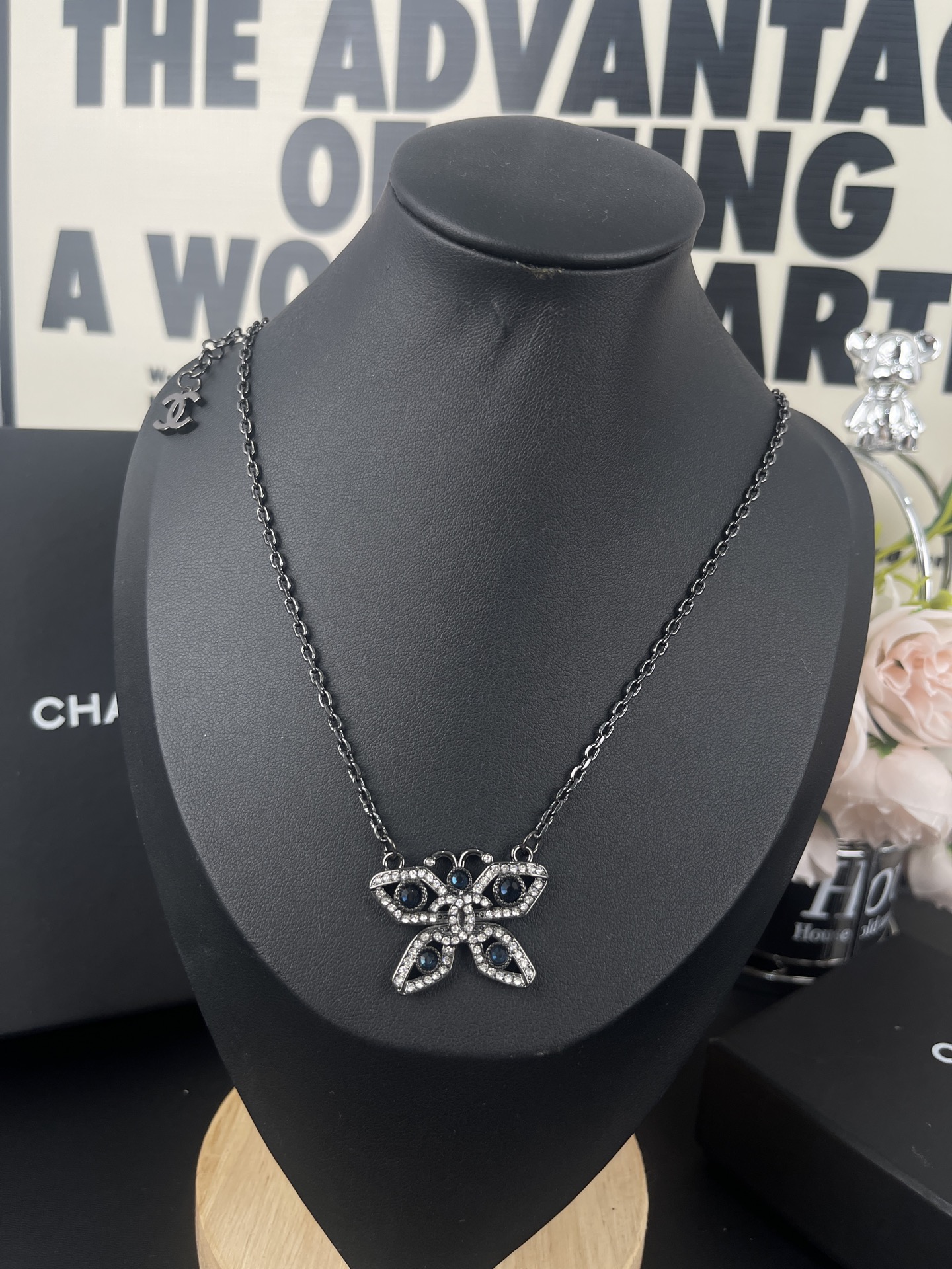 Chanel Hollow Butterfly Necklace - Original Replica Club