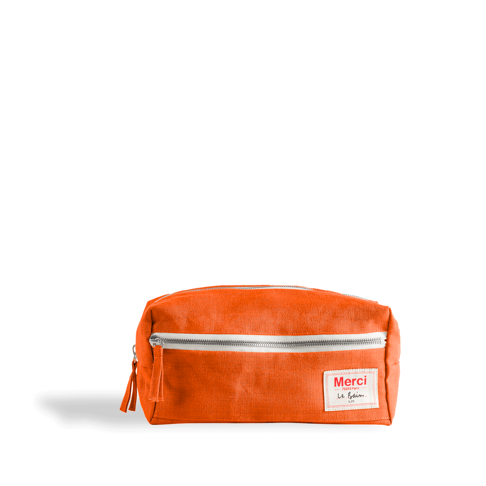 Trousse de toilette - Orange Zeste