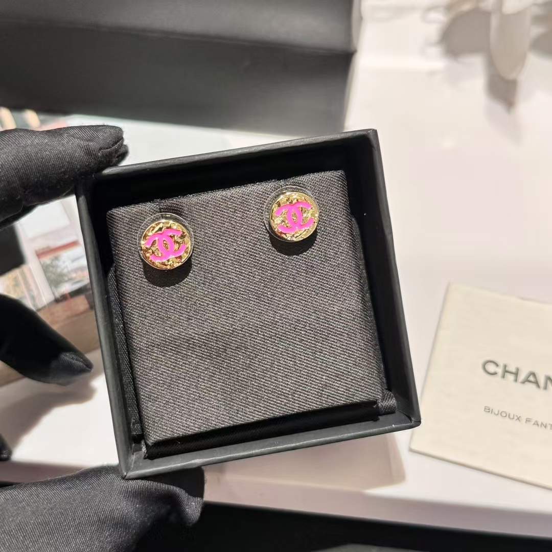 Chanel Round Stud Earrings - Original Replica Club