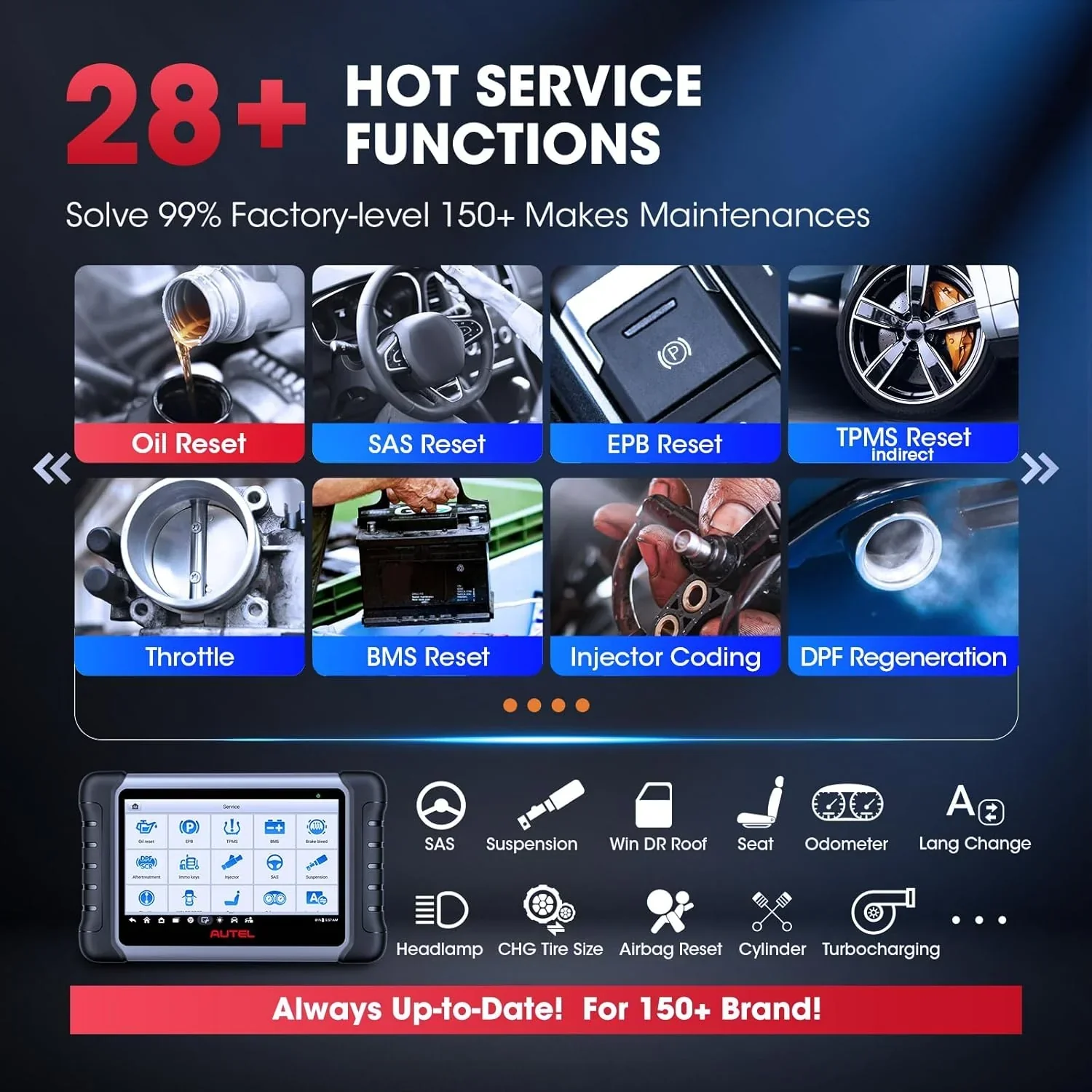 Autel MaxiCOM MK808S Automotive Diagnostic Scanner With 7-inch LCD Touchscreen - Image 4 Autel MaxiCOM MK808S Automotive Diagnostic Scanner With 7-inch LCD Touchscreen - Image 4