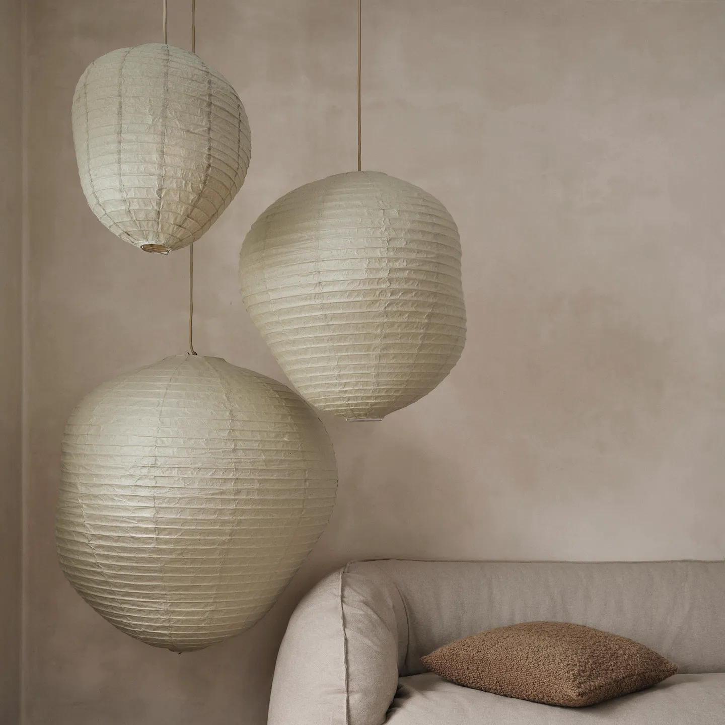 Ferm Living Kurbis Lampenkap Ø 75,5 cm - Dark Sage