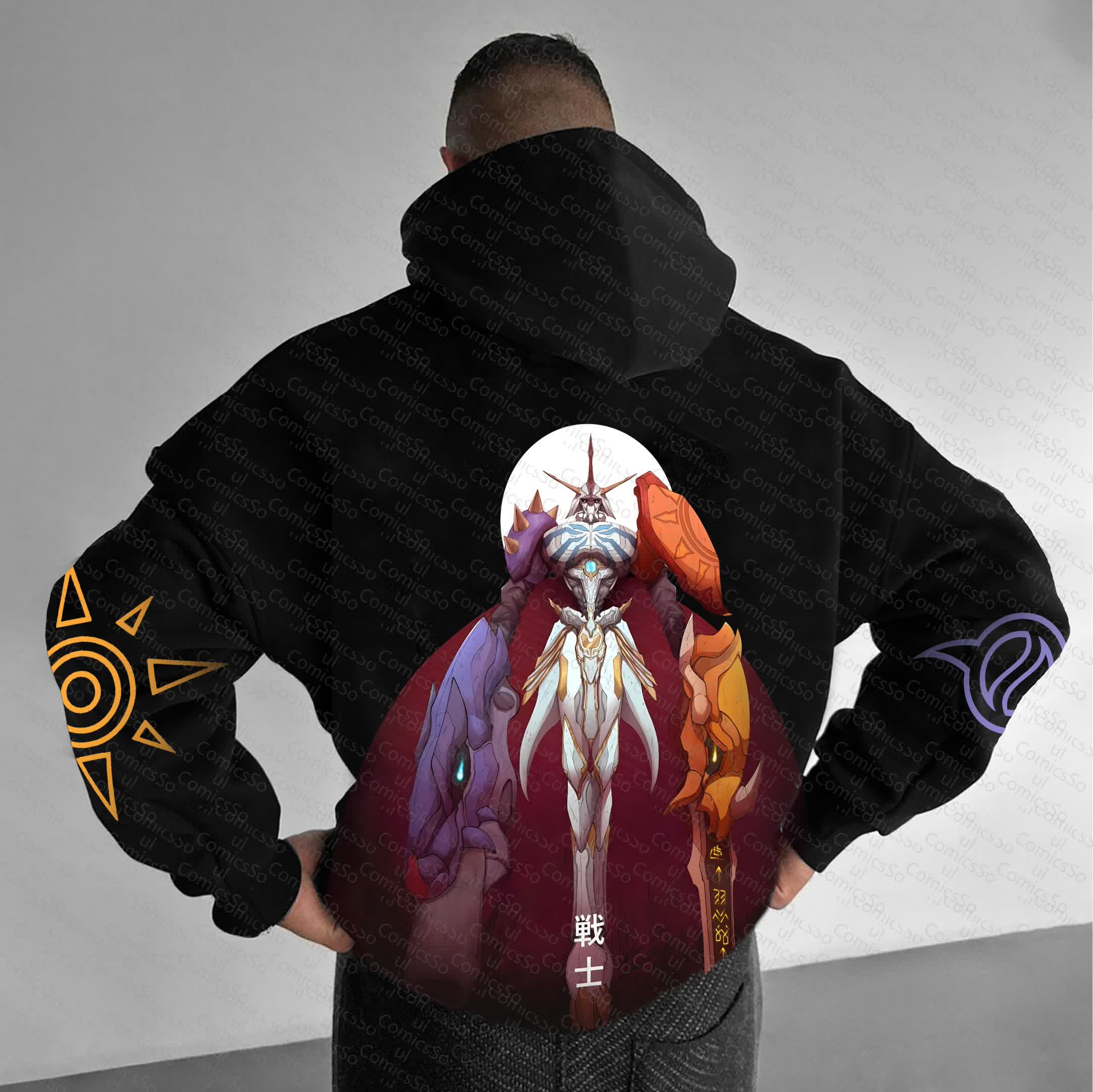 Unisex “Comicssoul” Anime Graphic Streetwear Vintage Hoodie