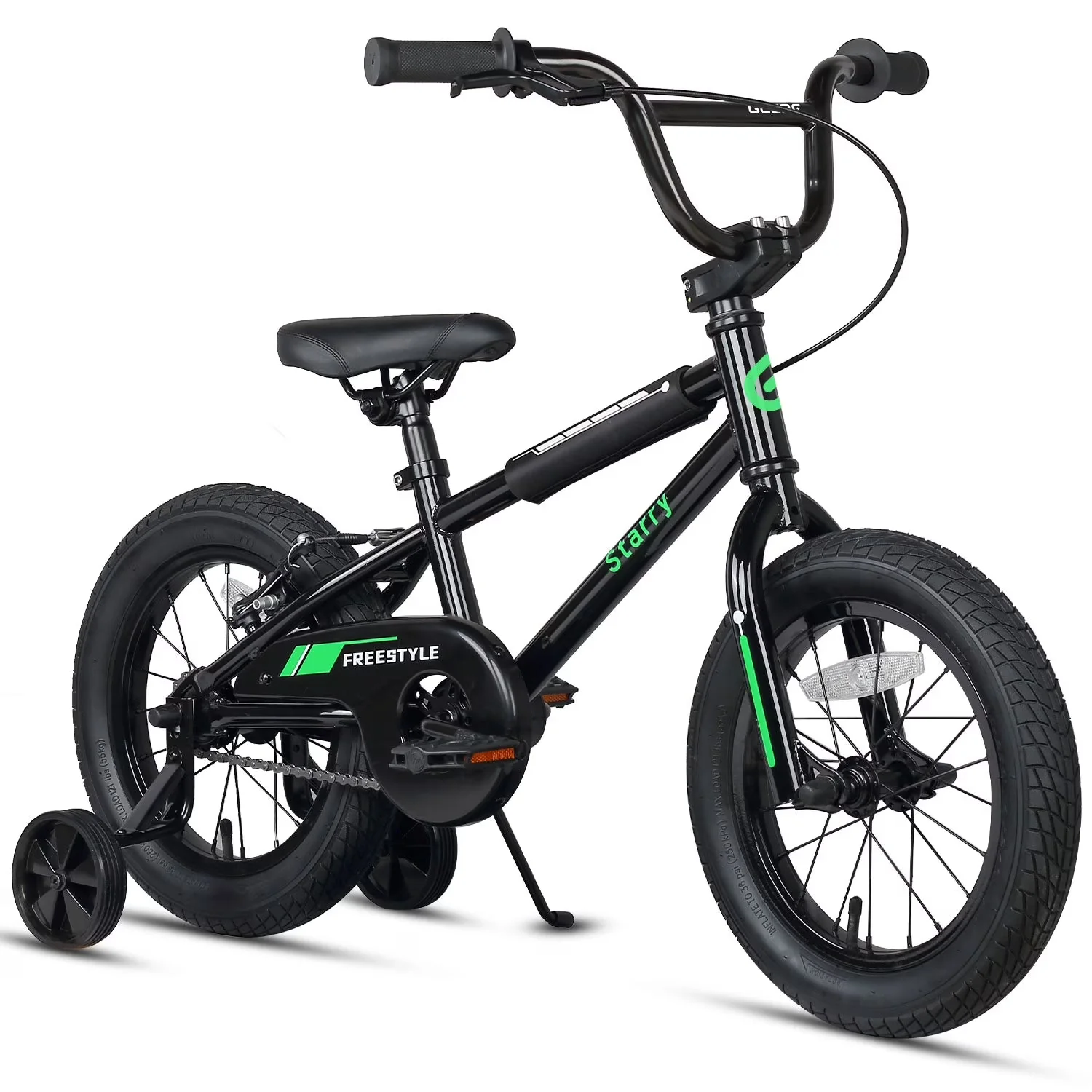 Glerc Kids BMX Style Bicycle 14 Inch Blue With Training Wheels And Coaster Brake - Image 5 Glerc Kids BMX Style Bicycle 14 Inch Blue With Training Wheels And Coaster Brake - Image 5