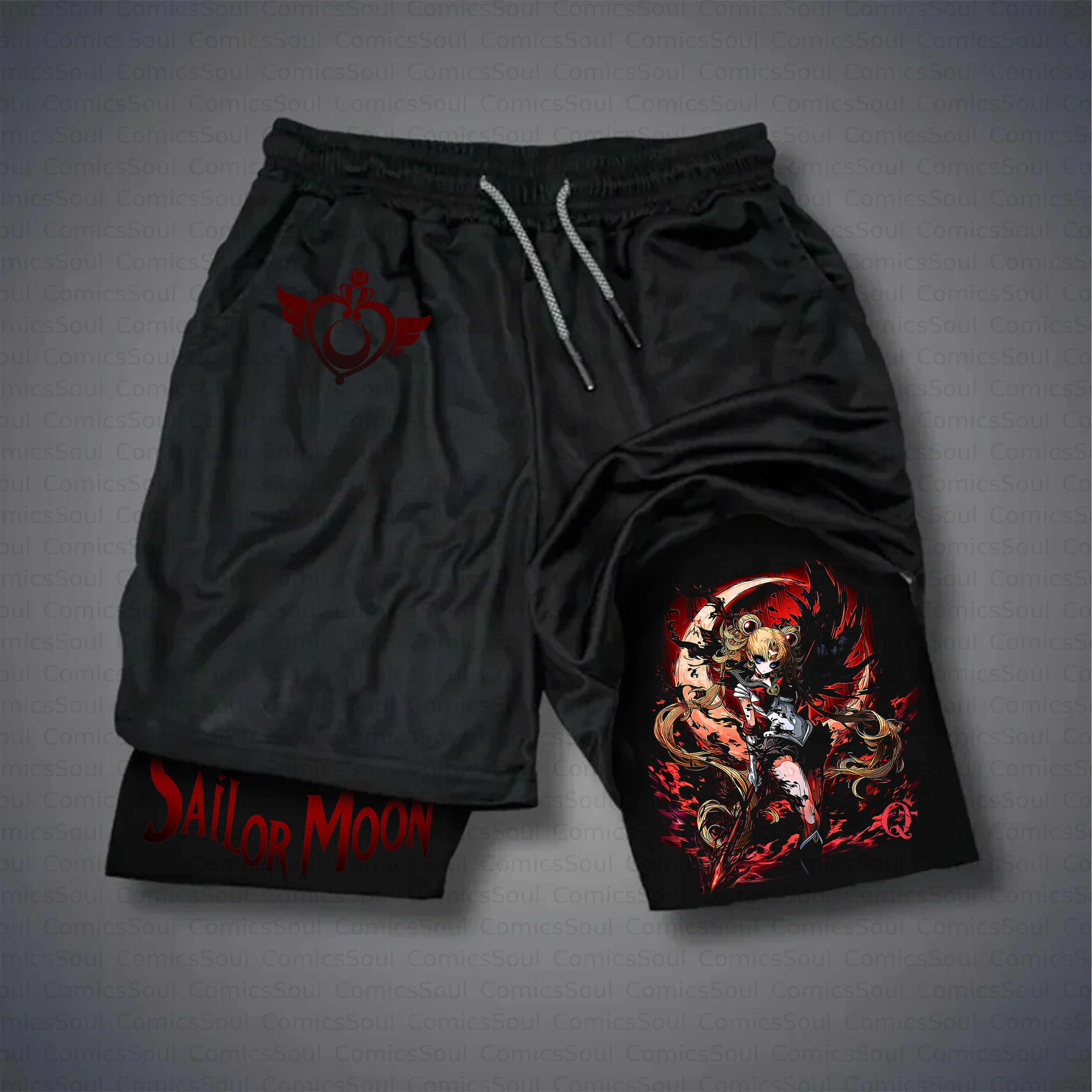 Unisex Casual Anime Style Shorts