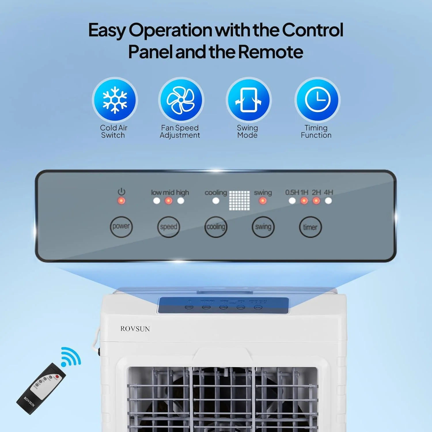 ROVSUN Portable Air Conditioners, White - Image 7