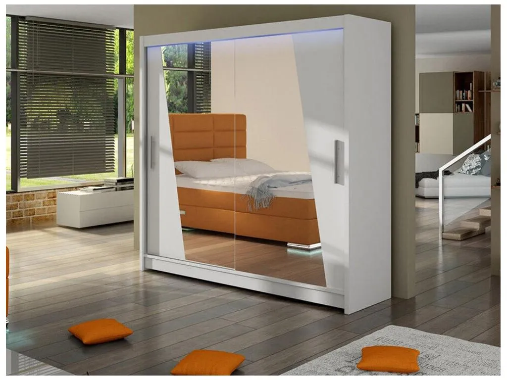 Armario Mueblesclasic 144 Blanco 215x180x58cm Puertas de armario - Correderas