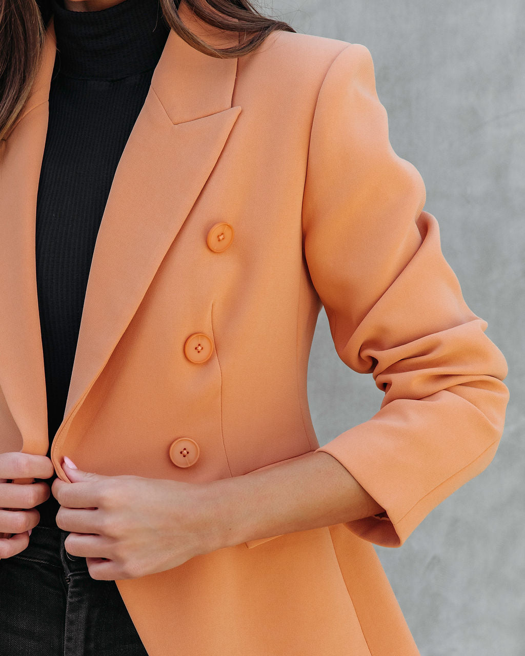 Must Be Baby Pocketed Blazer - Dusty Orange - Se7enfashion