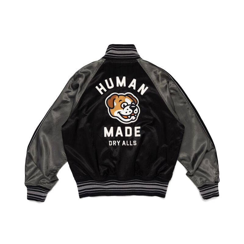 HUMAN MADE REVERSIBLE SATIN JACKET