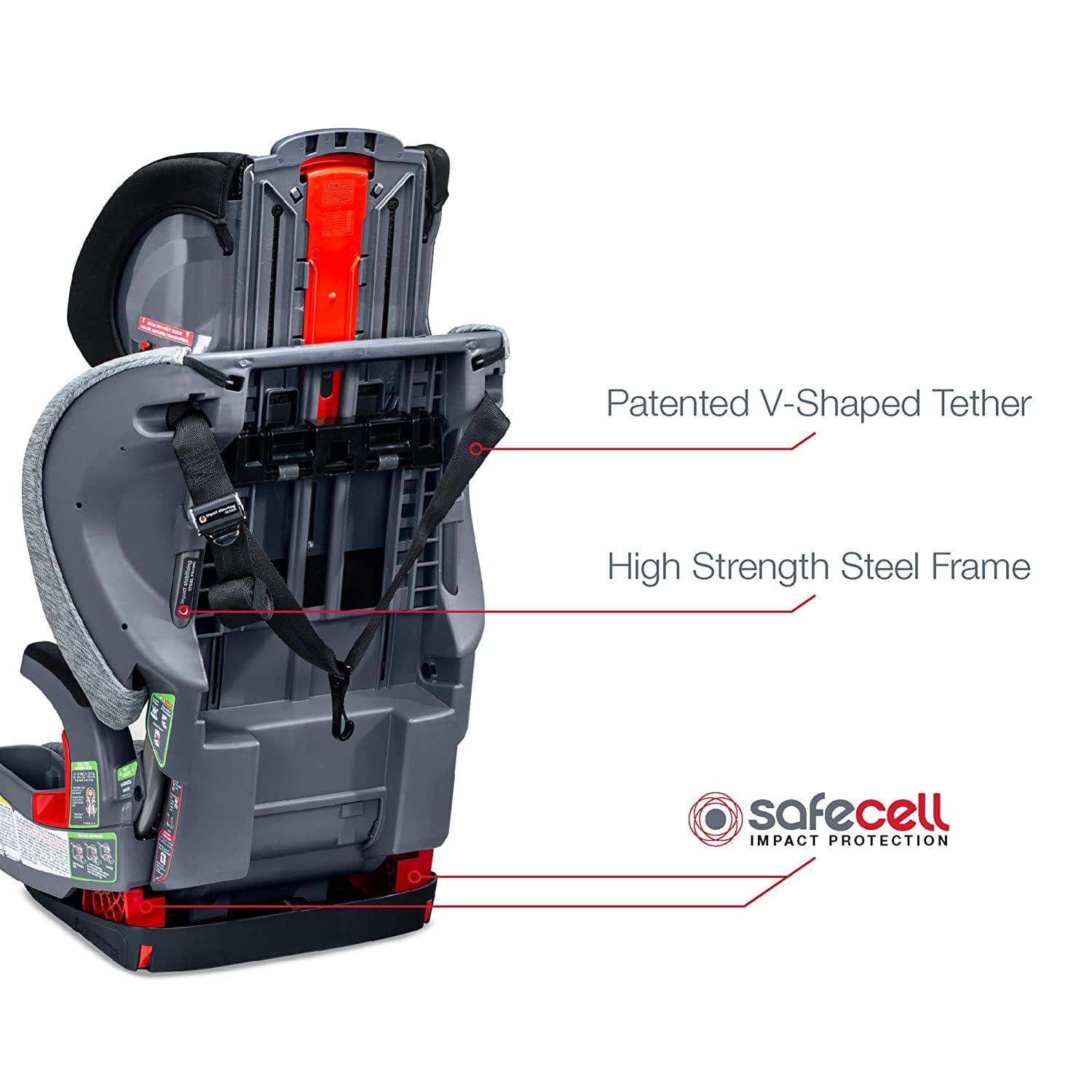 Britax Grow With You ClickTight Harness-2-Booster Car Seat. 2-in-1 High Back Booster. Cool Flow Grey - Image 4