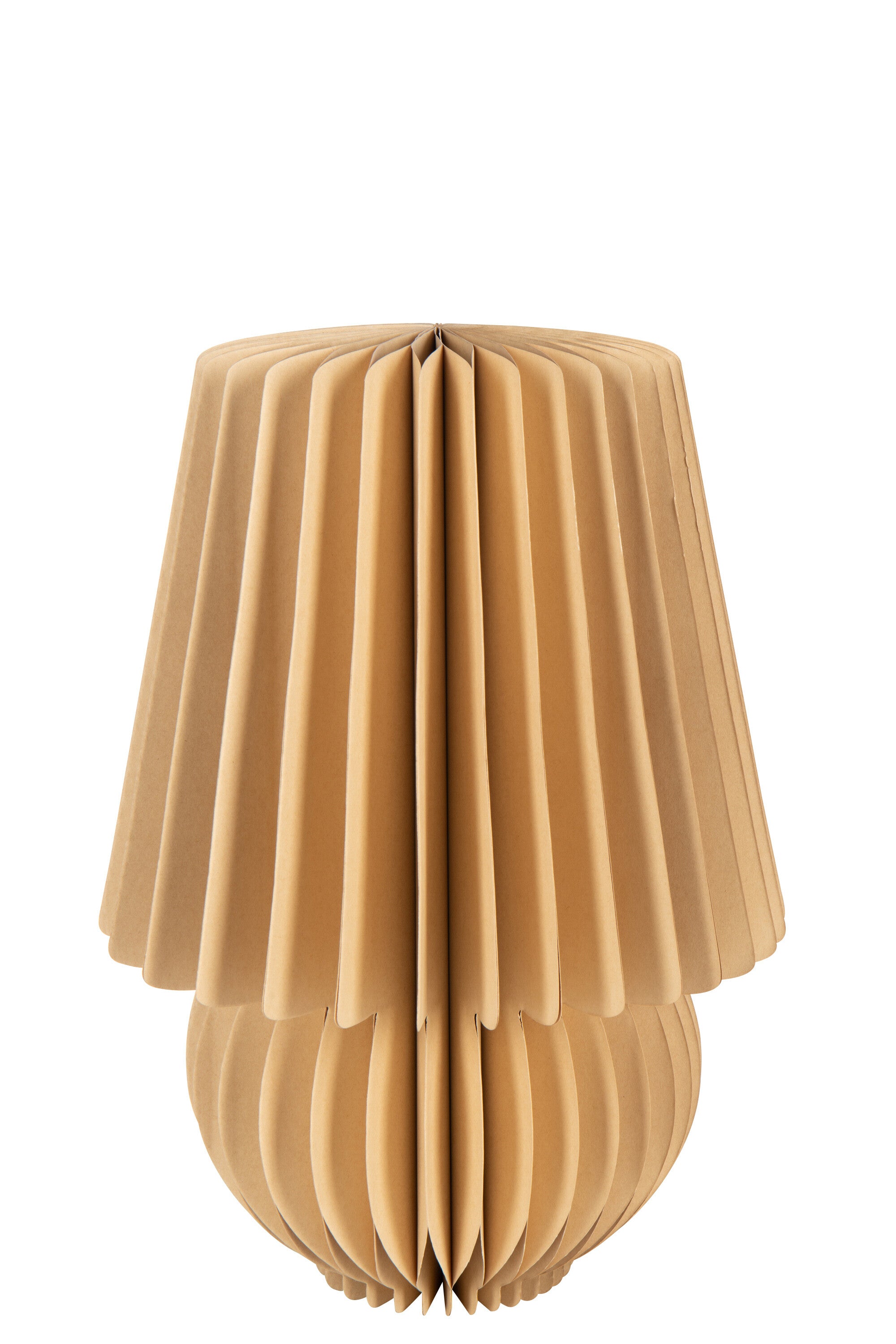 J-Line lampenkap Vouwbaar - papier - camel