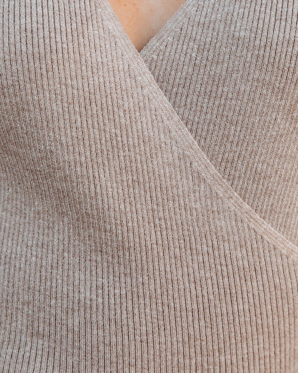 Abbey Drape Knit Sweater - Coffee - Se7enfashion