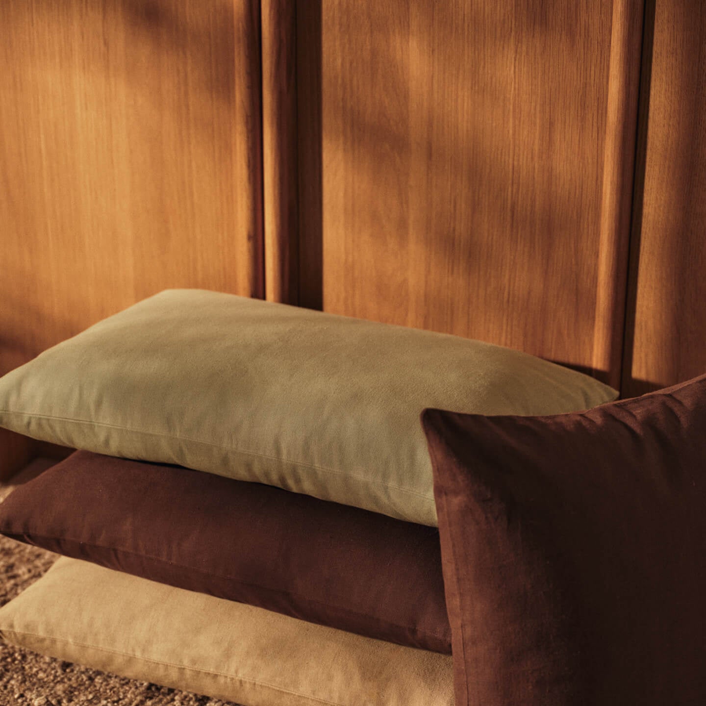 Ferm Living Sen Sierkussen - Rechthoekig - Tea Green