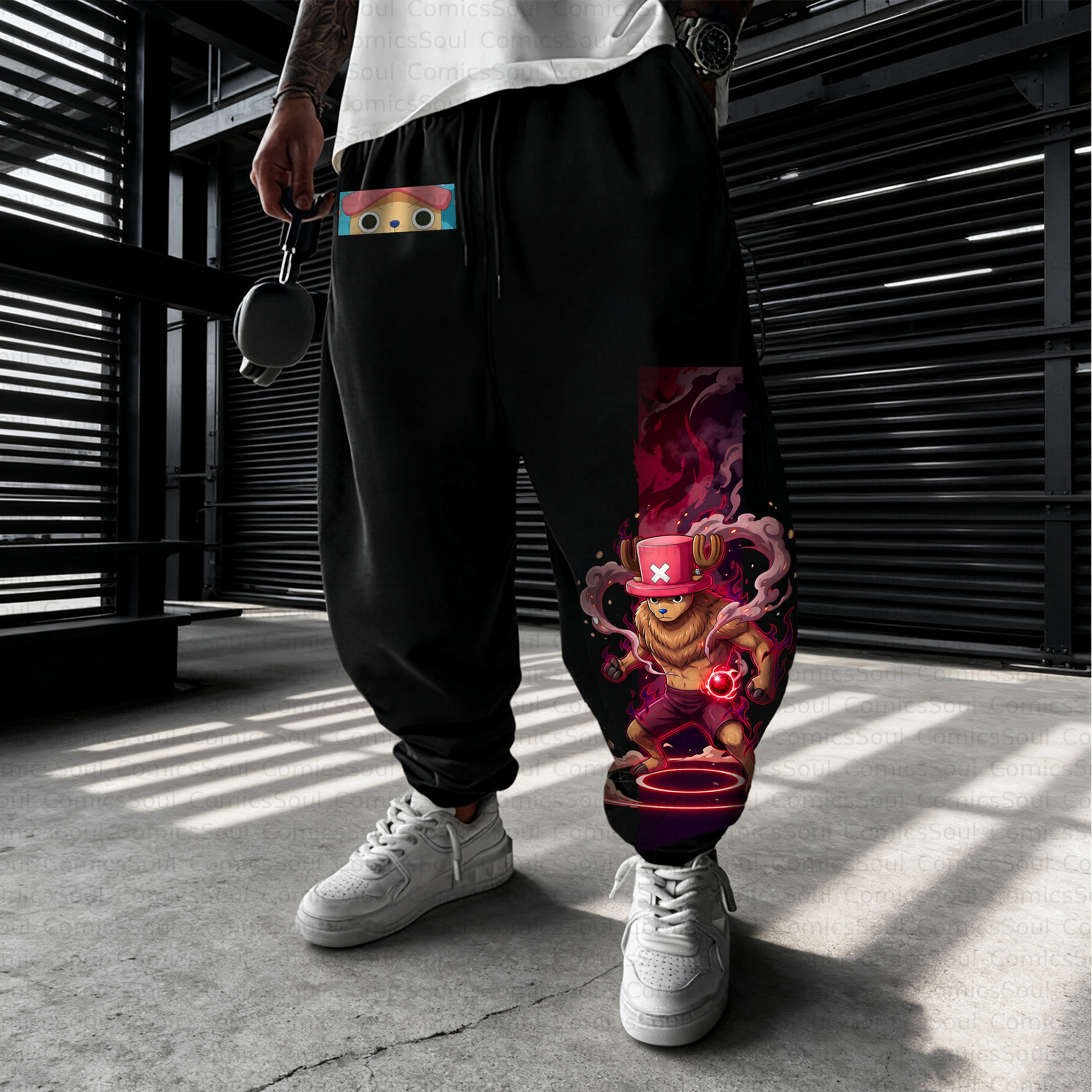 Unisex Casual Anime Streetwear Pant