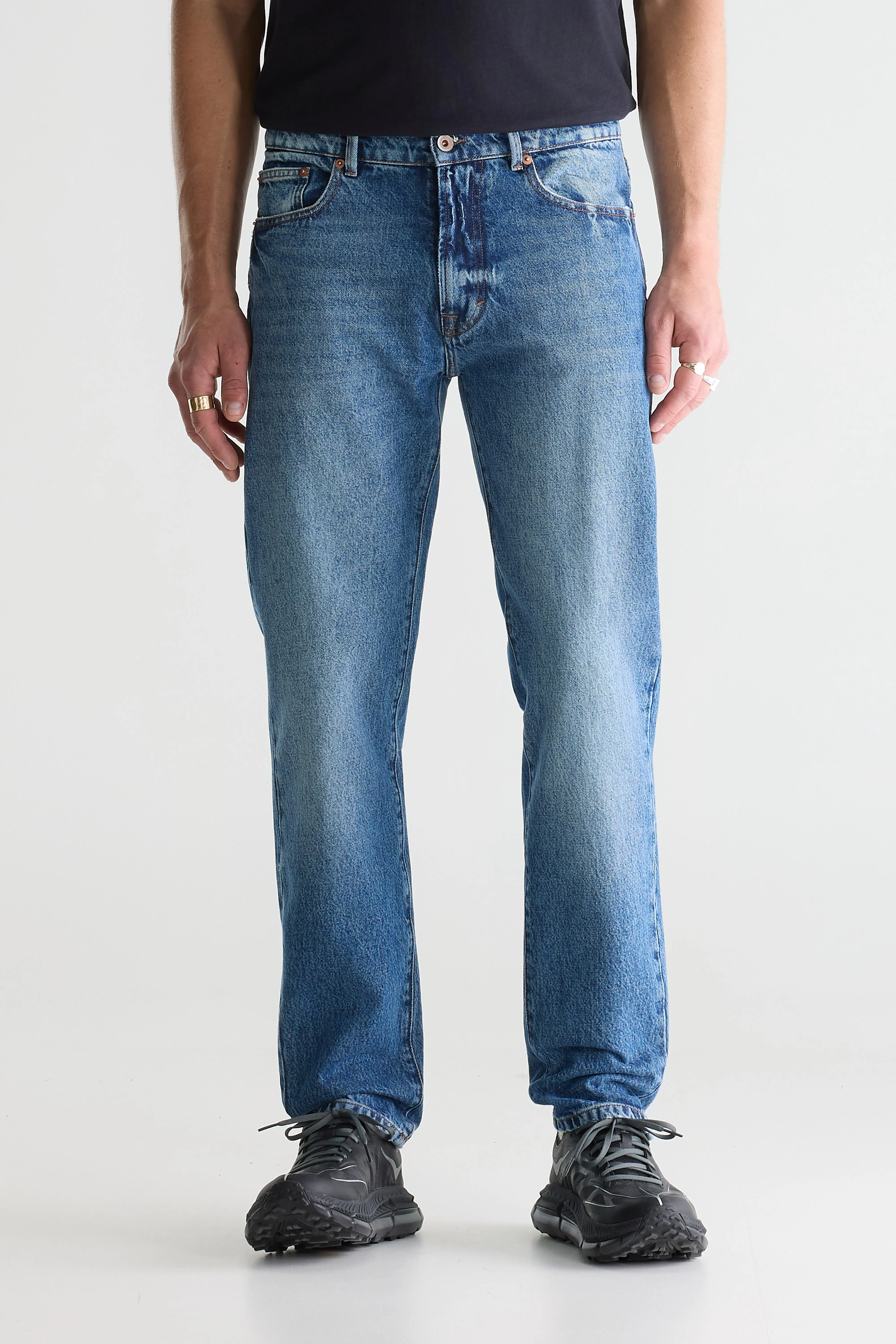 Bellerose Denim N. 04 - Slim blue jeans (251 / M / MD BLUE MARBLE)