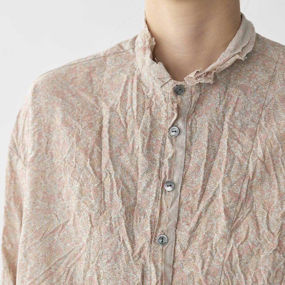 Pas de Calais - Chemise Imprimée Fleurie - Beige