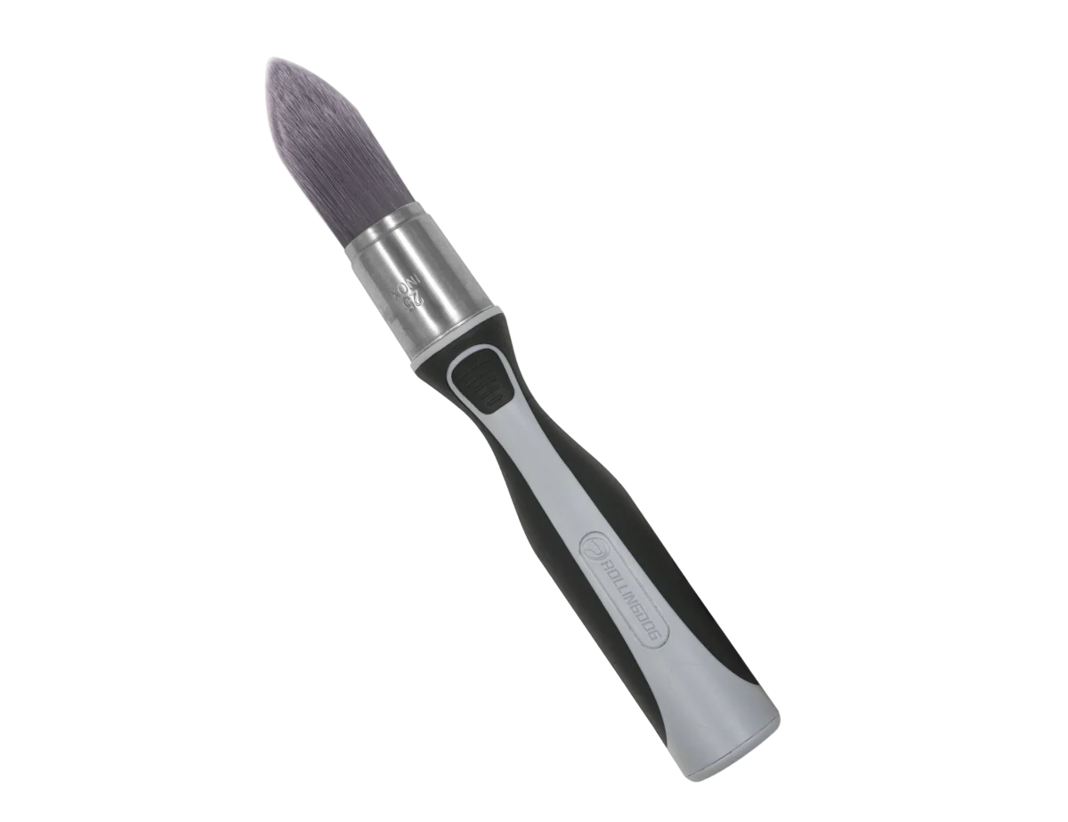 DETAIL PRO™ 1″ Pointed Round Detail Brush – Precision Trim & Detail Painting - KTF Painting Interior Exterior