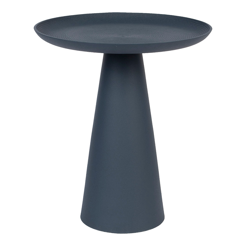 Blokker basic Tira Bijzettafel - Blauw - Ø 39,5 cm