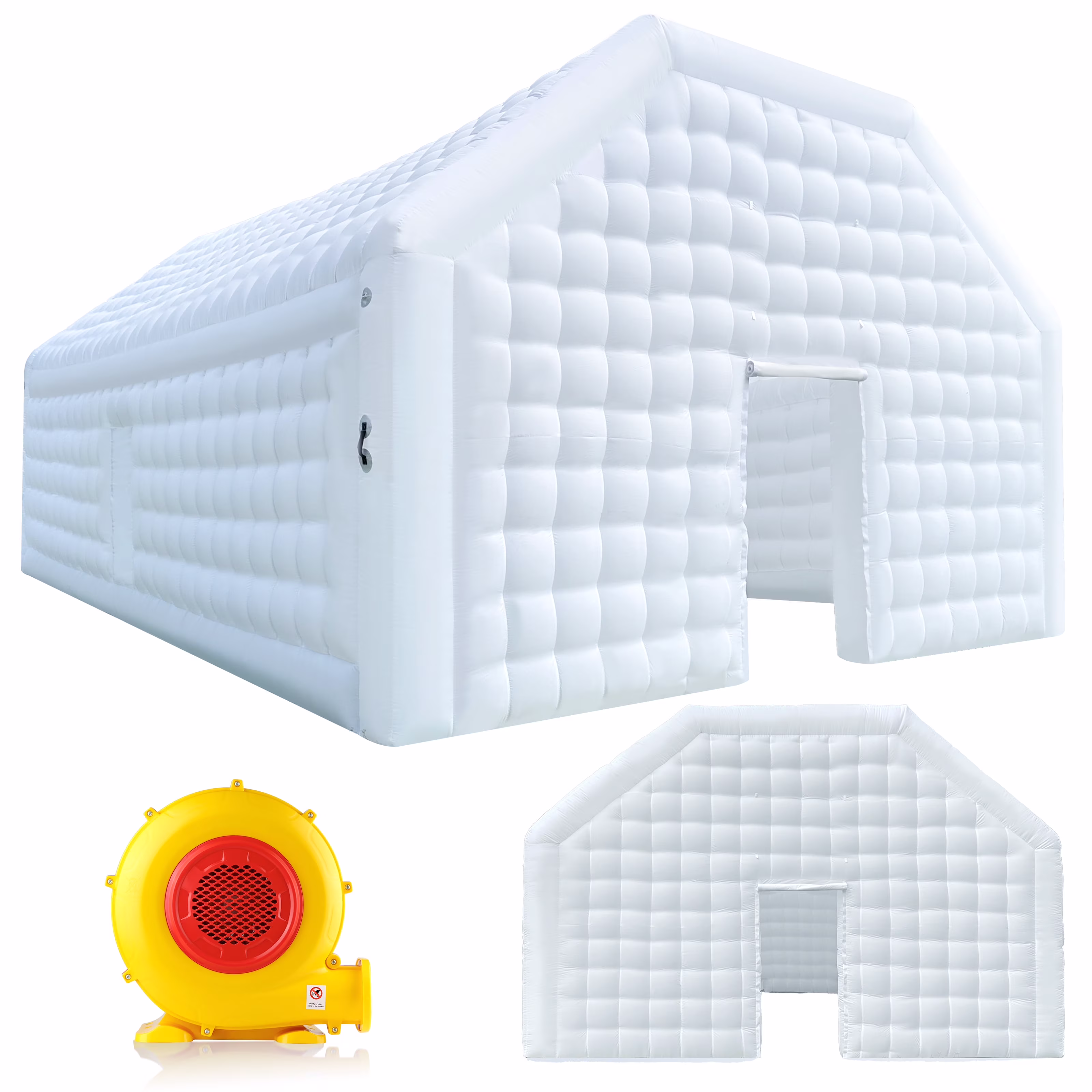 WARSUN 60 Person Large inflatable Party Tent with Disco Cube - Image 5