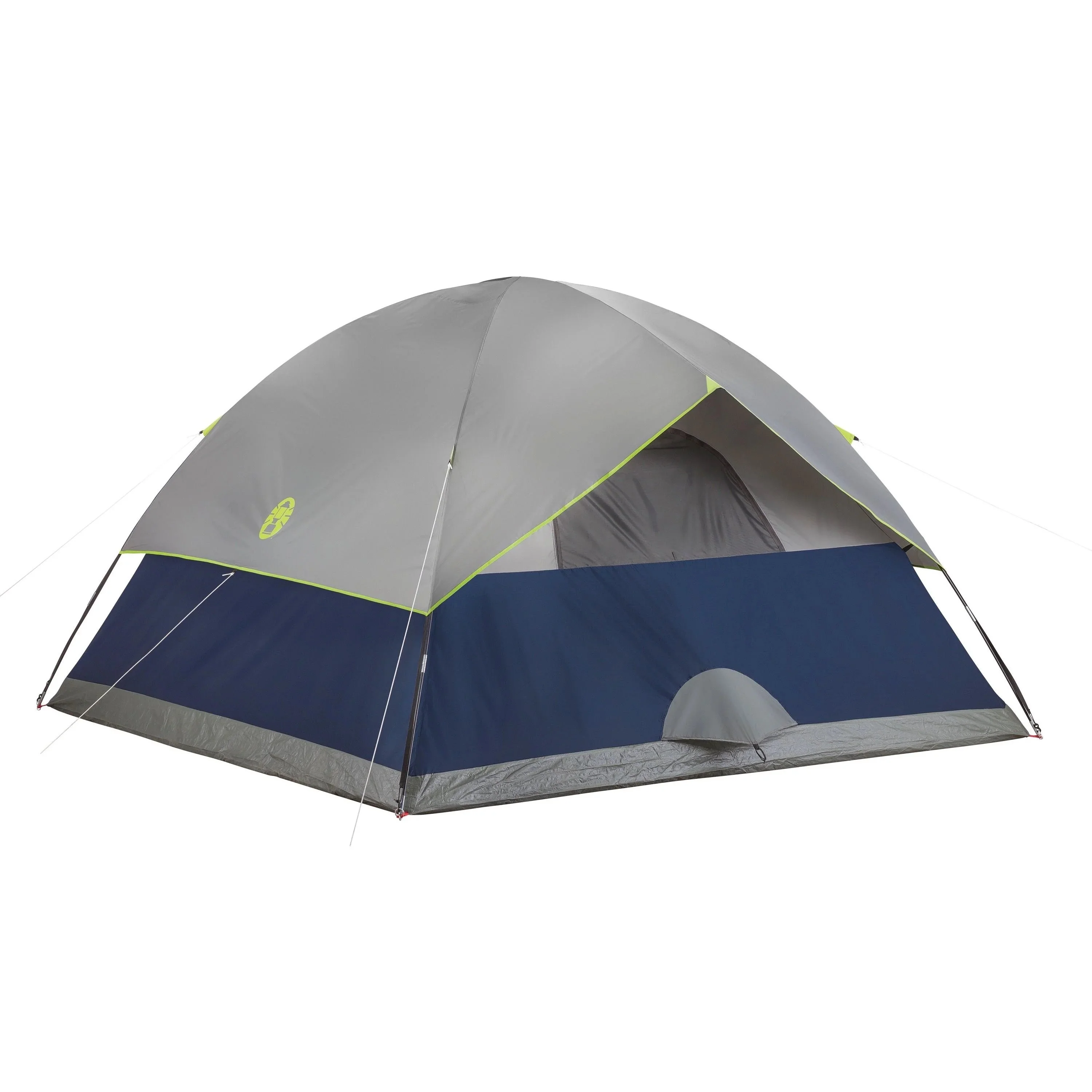 Coleman 6-Person Sundome Dome Camping Tent, Blue - Image 3 Coleman 6-Person Sundome Dome Camping Tent, Blue - Image 3
