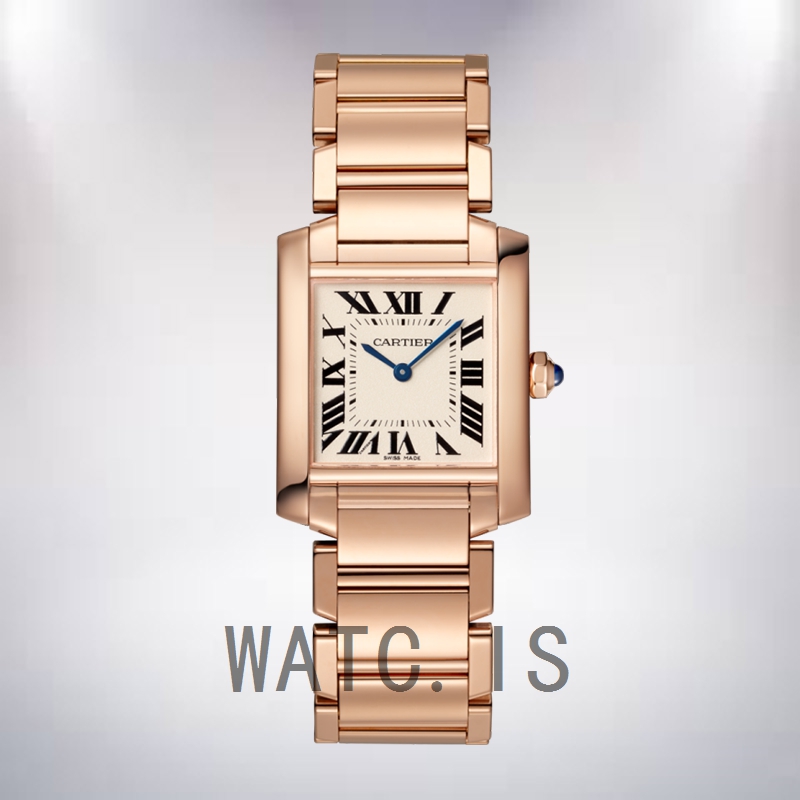 Cartier Tank Francaise Ladies 25mm/34mm WGTA0030 Quartz White Dial