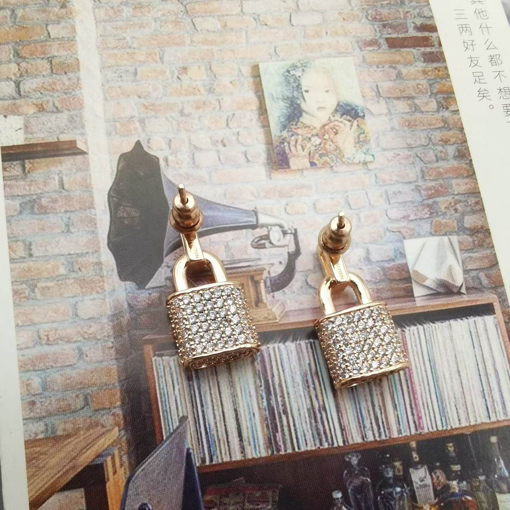 Louis Vuitton Lock Earrings - Original Replica Club