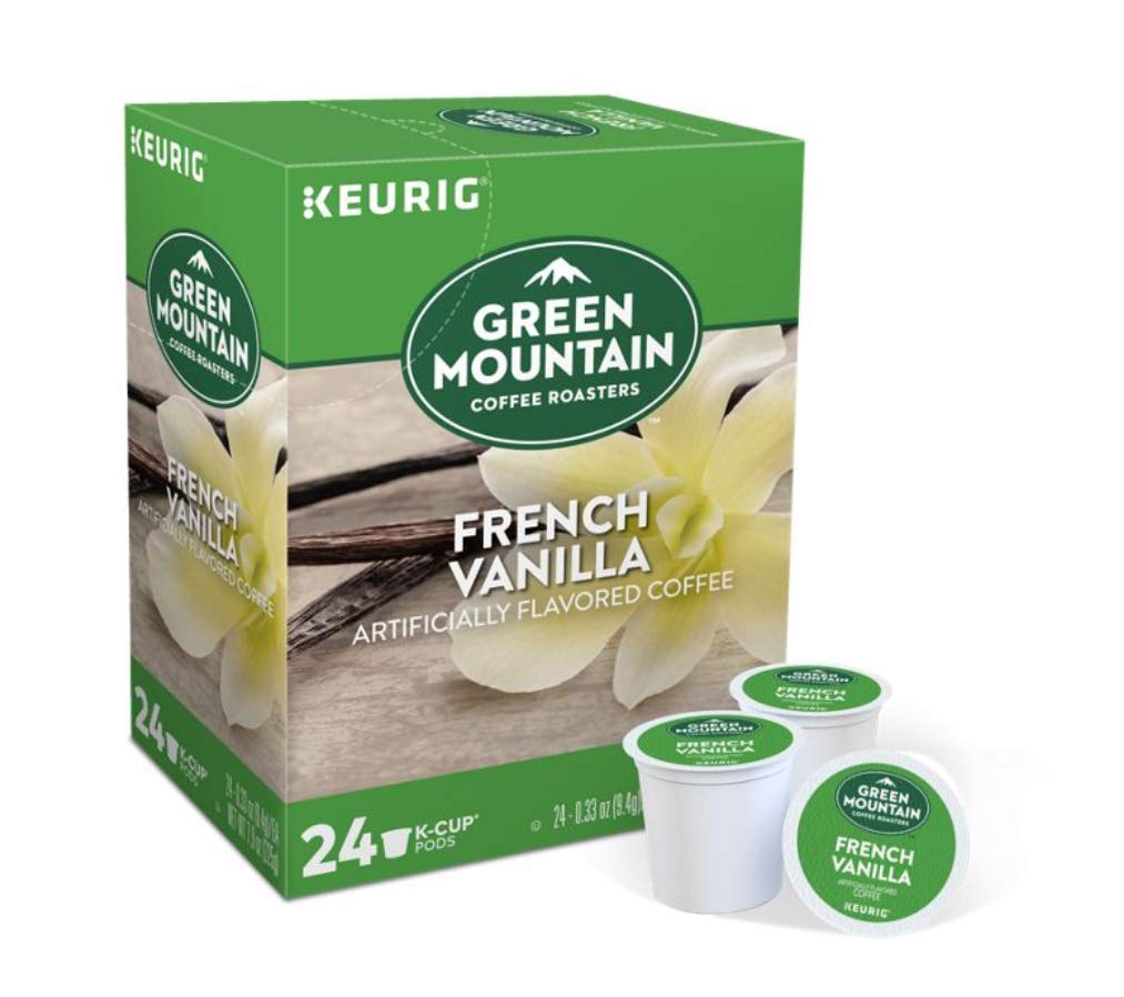 Green Mountain Coffee. French Vanilla. Single-Serve Keurig K-Cup Pods. Light Roast Coffee. 120 Count (5 Boxes of 24 Pods)