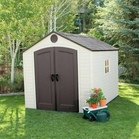 WAYFAIR 8 Ft. W X 10 Ft. D Plastic Traditional Storage Shed