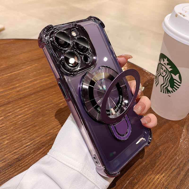Airbag Ring Stand Case: Fits iPhone 17 to XR/XS 📱💥 (All Models Covered!)