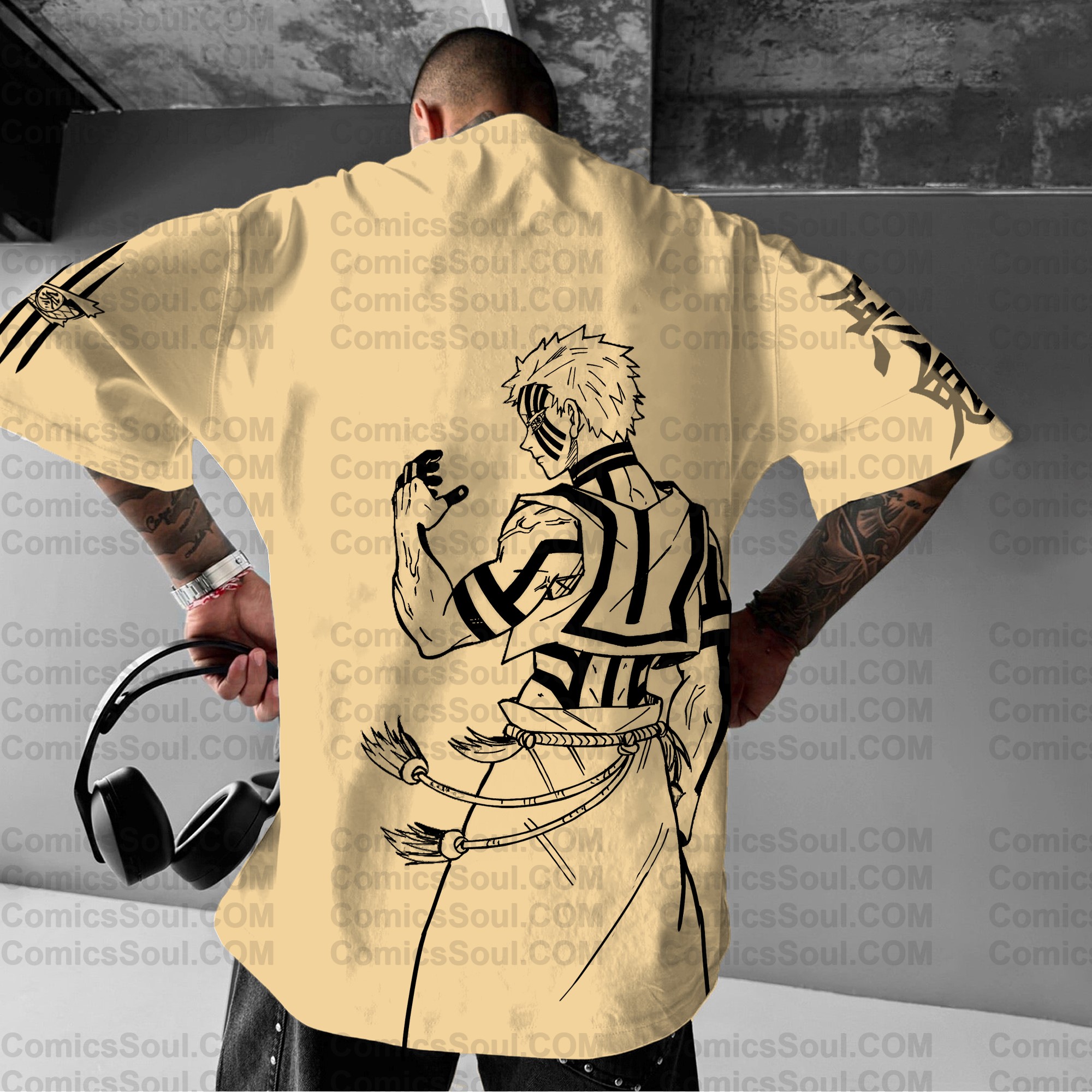 Unisex Anime Inspired Vintage T-Shirt| KNY