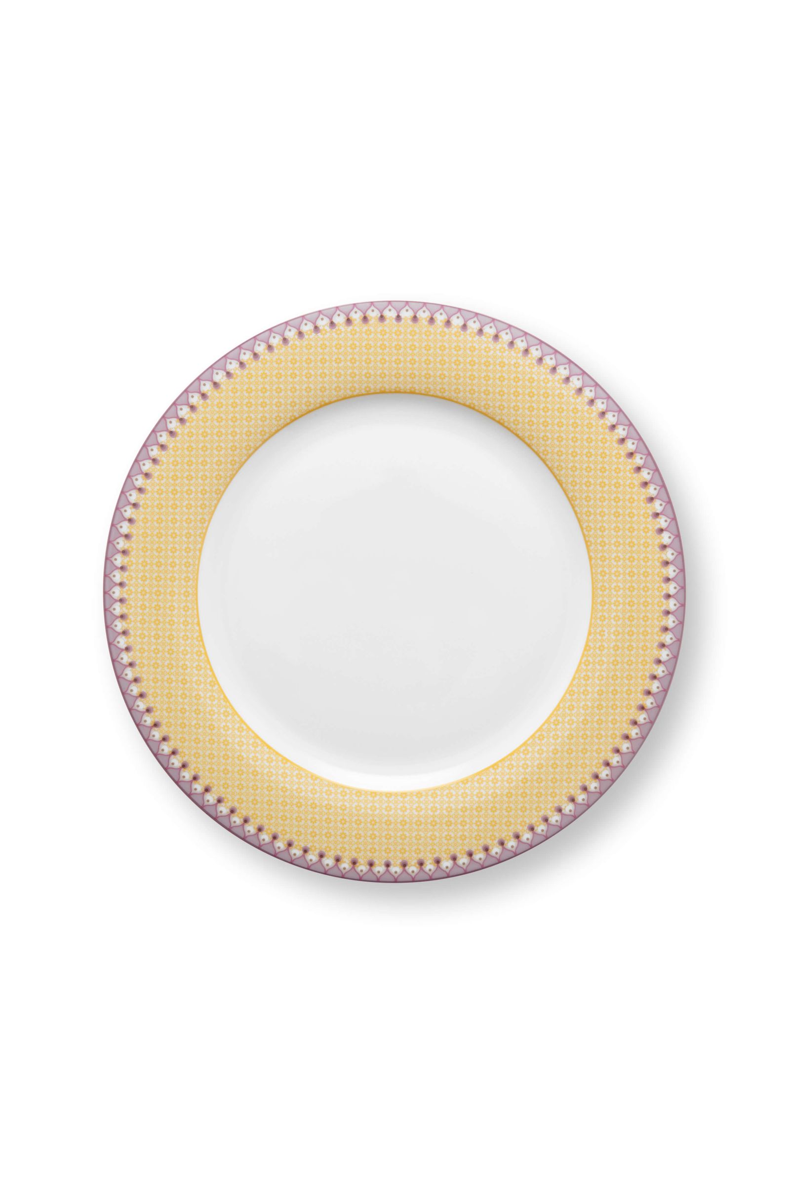 Dinner Plate Lily&Lotus Tiles Yellow 26.5cm