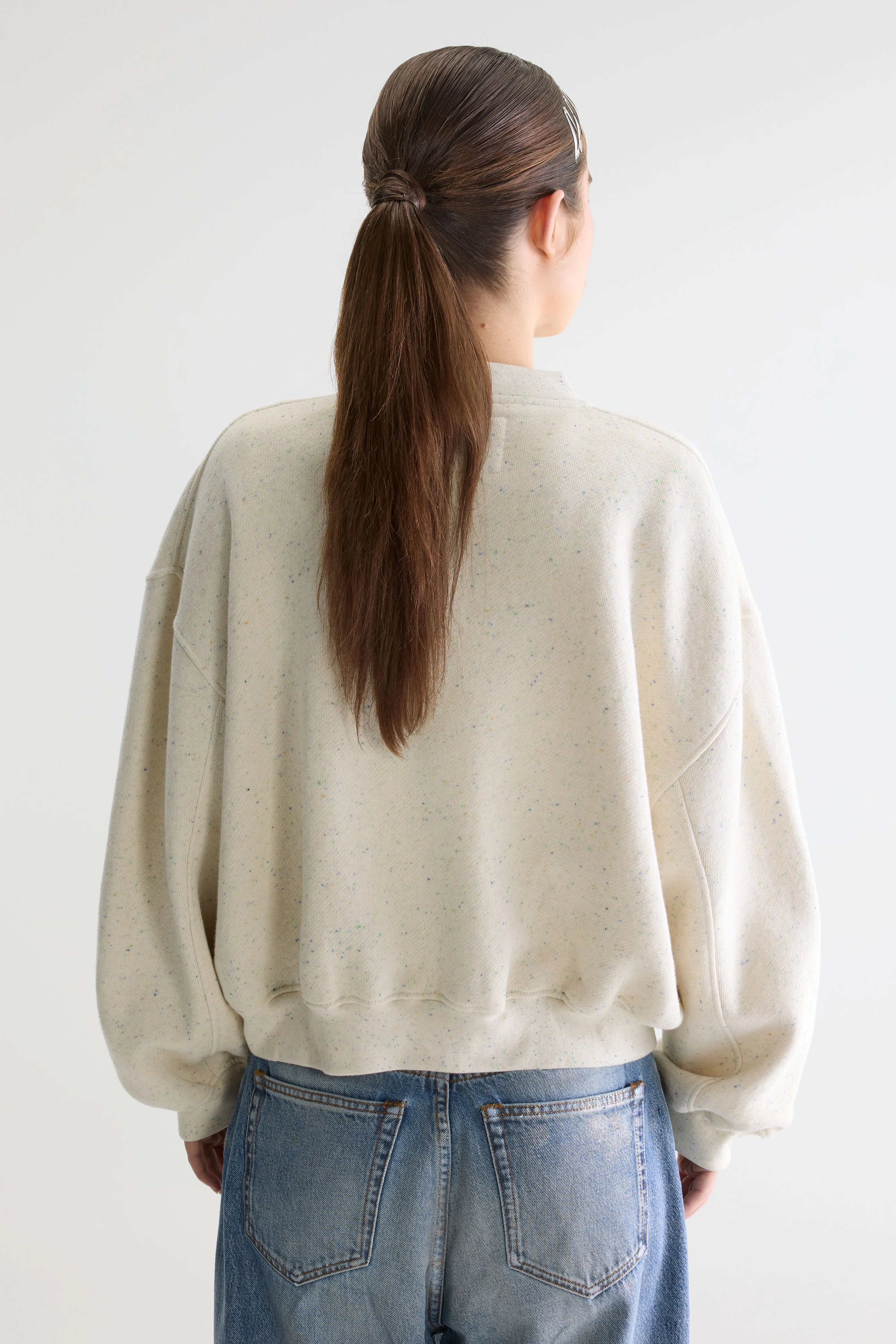 Bellerose Fancy cropped crewneck sweatshirt (261 / W / COMBO A)