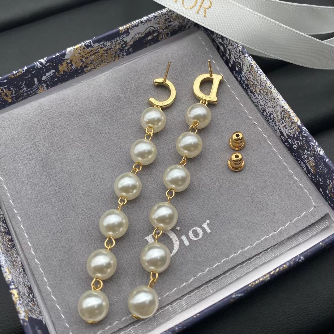 Dior Pearl Tassel Earring - Original Replica Club